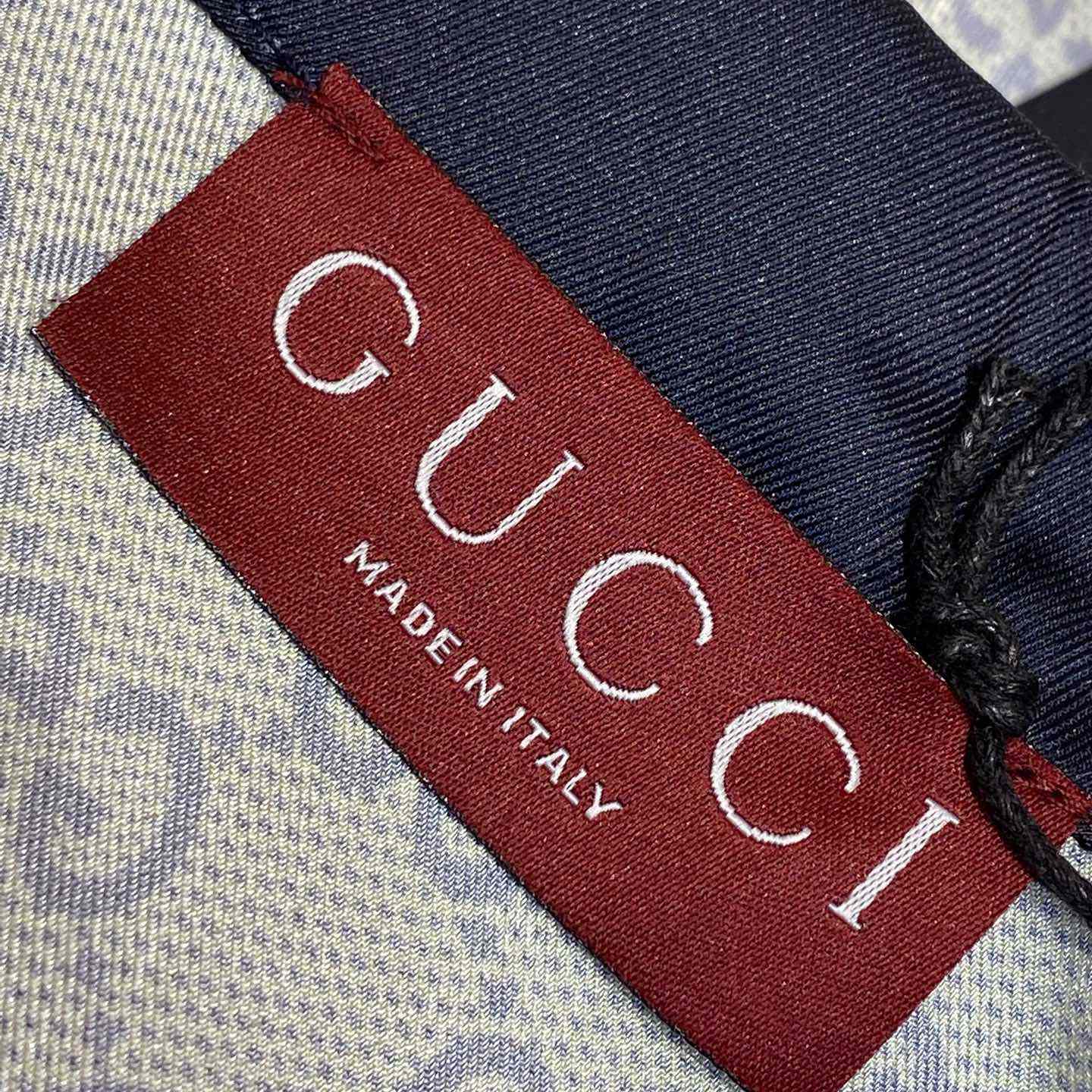 Gucci GG Horsebit Print Silk Twill Short - 
