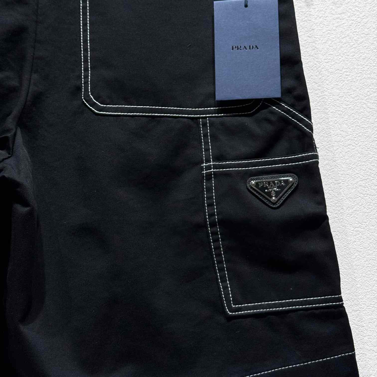 Prada Straight-leg Cotton Trousers - 