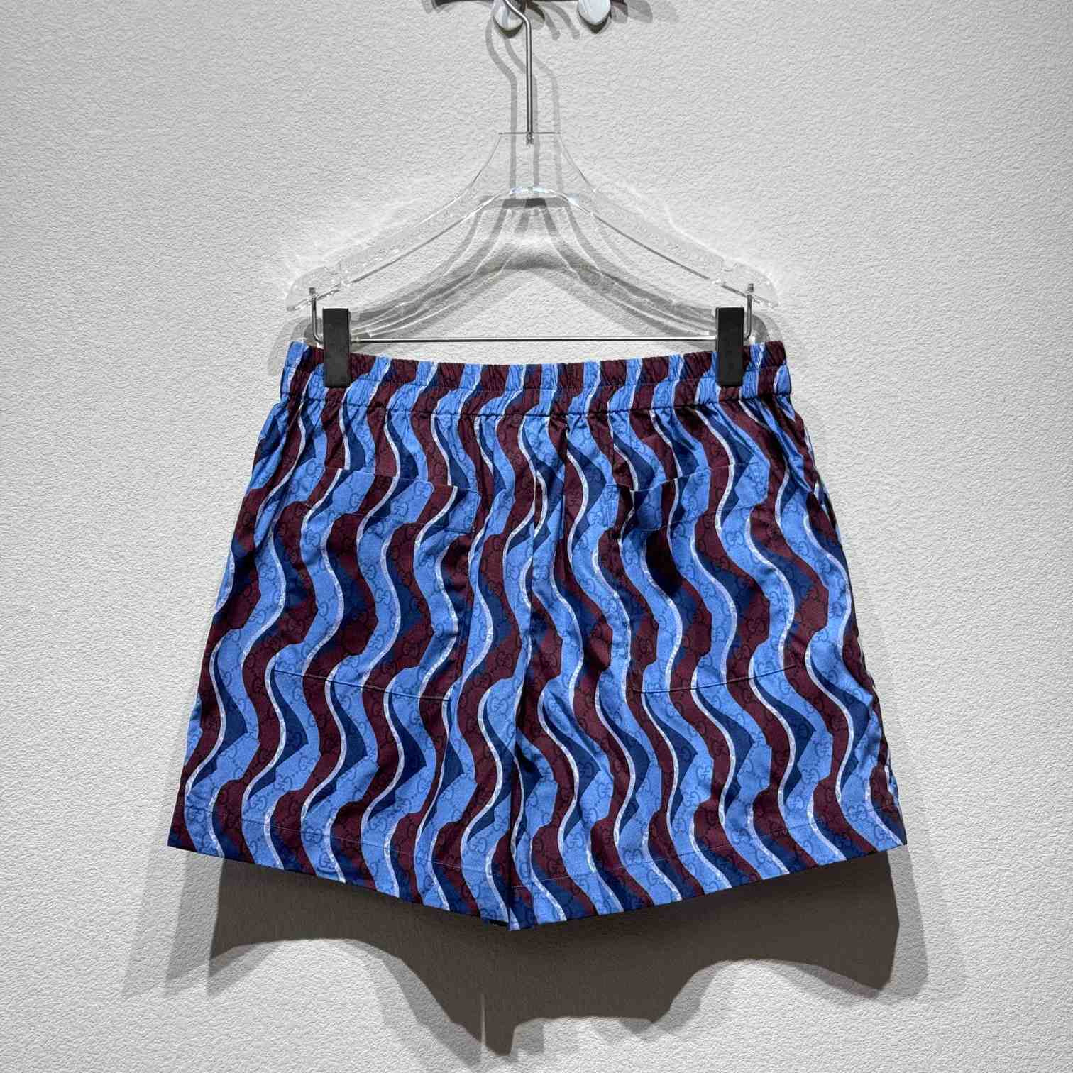 Gucci Printed Cotton Poplin Shorts - 