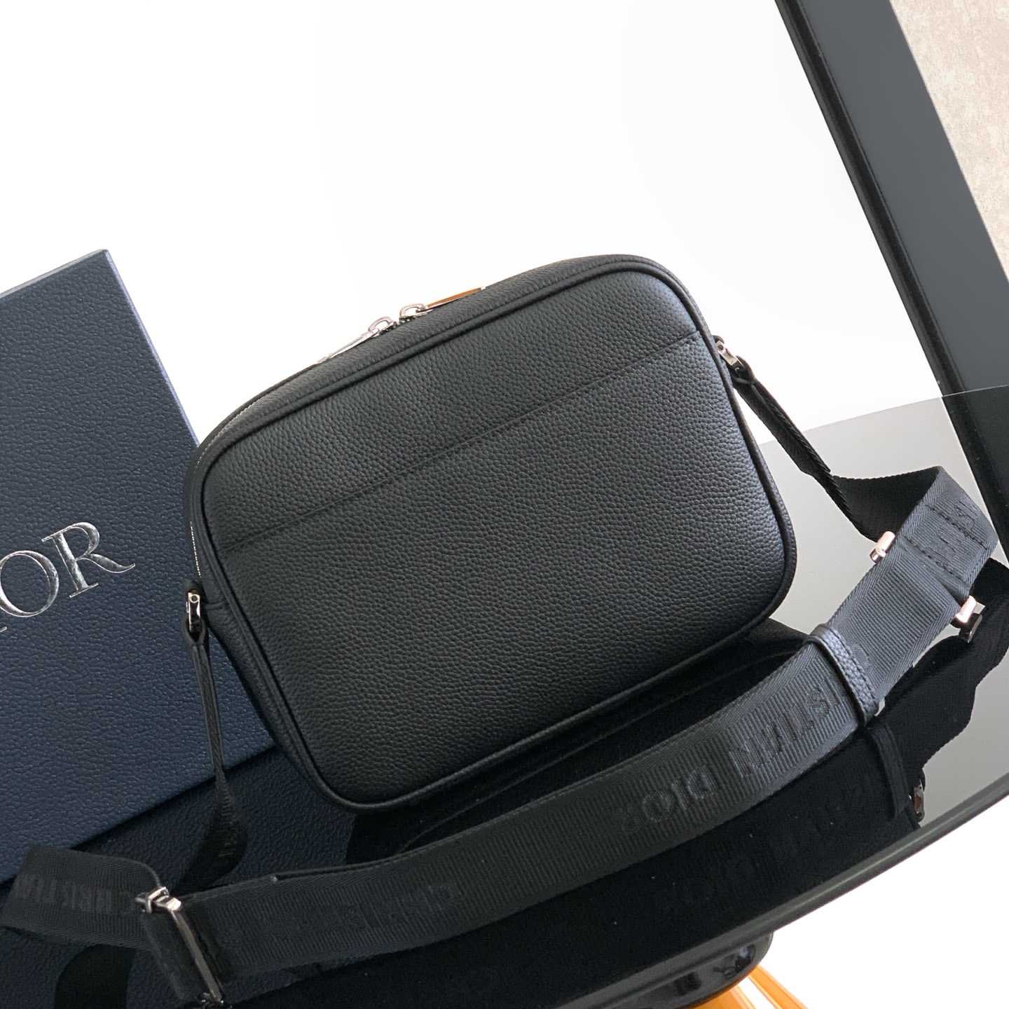 Dior And Kaws Mini Rider 2.0 Zipped Messenger Bag   - 