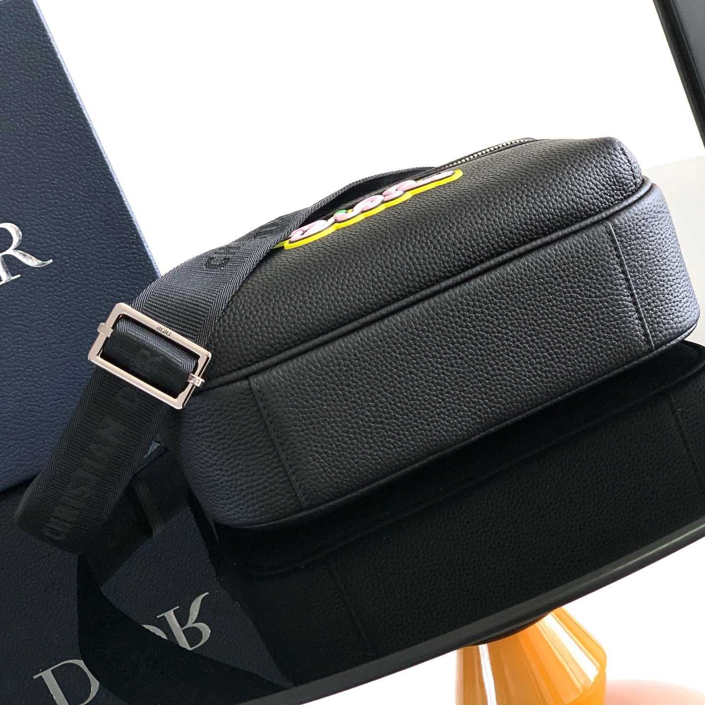 Dior And Kaws Mini Rider 2.0 Zipped Messenger Bag   - 