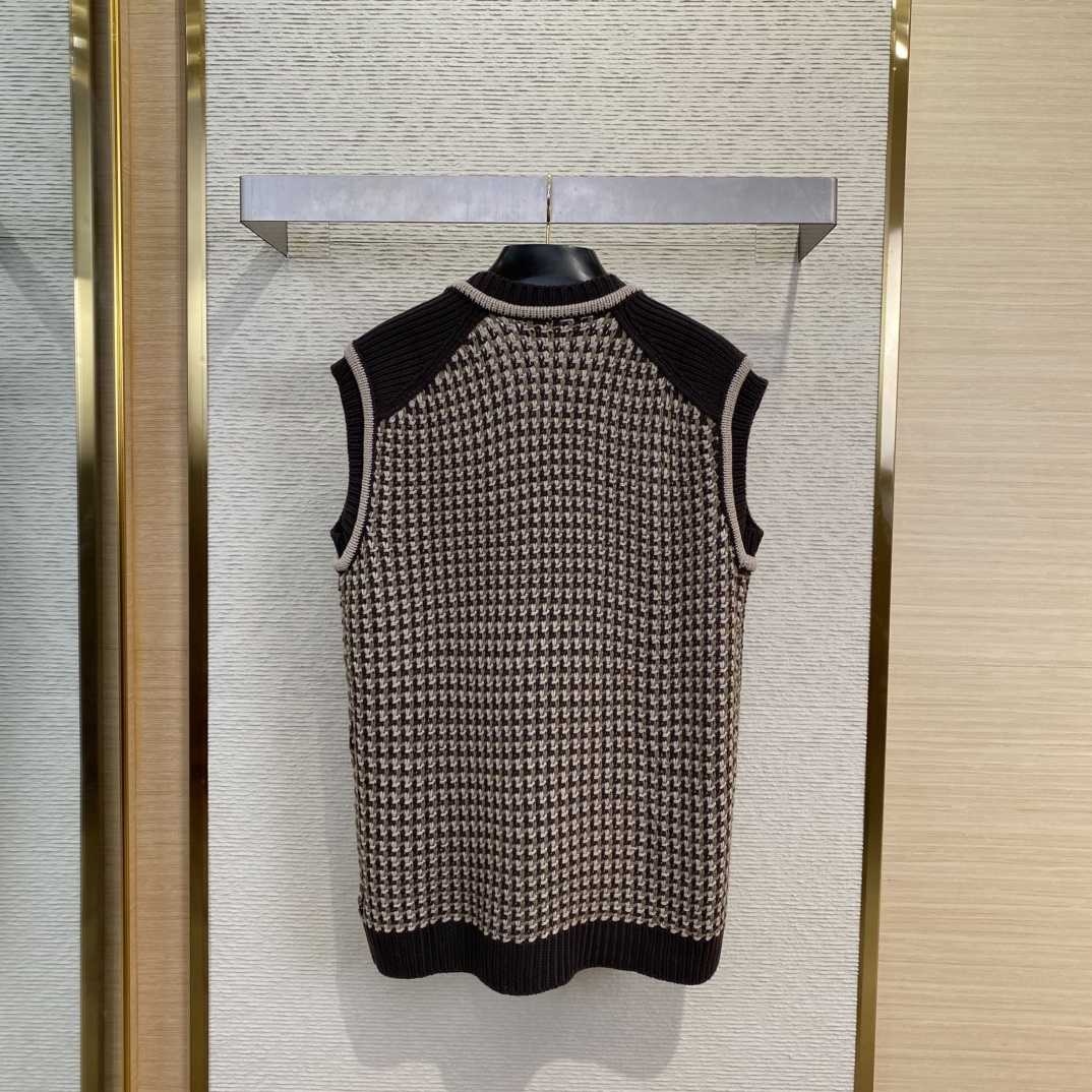 Louis Vuitton Cotton Jacquard Vest   1AHC37 - 