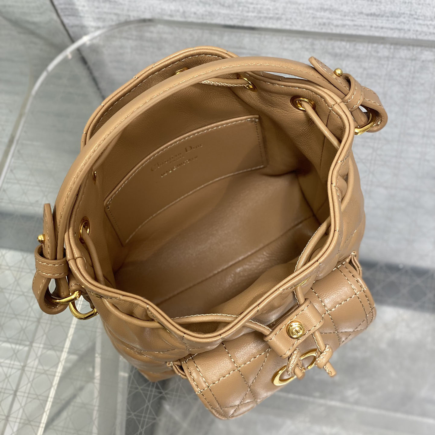Dior Caro Nano Bucket Bag  - DesignerGu