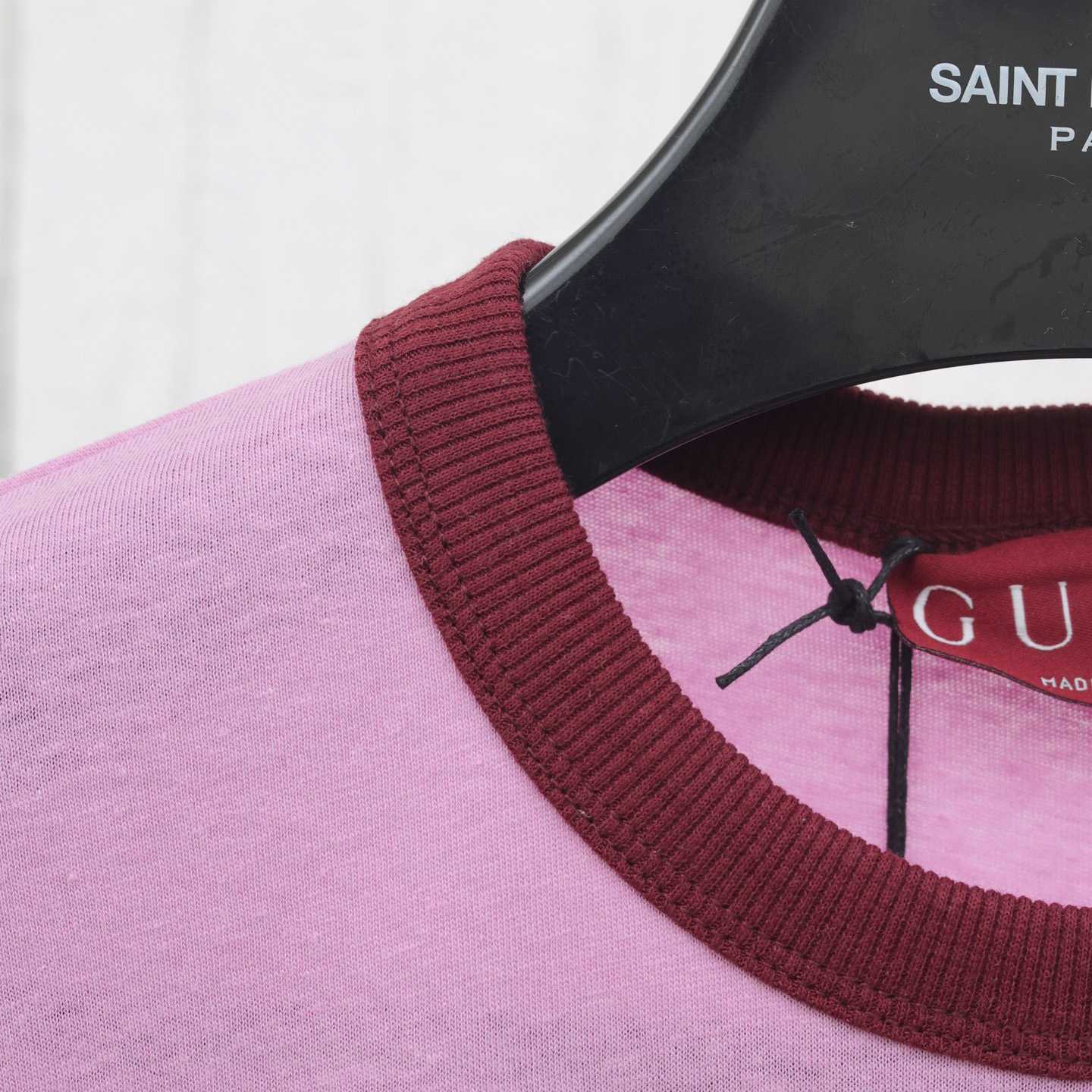Gucci Embroidered Cotton Jersey T-shirt - DesignerGu