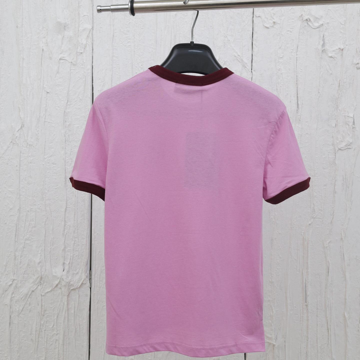 Gucci Embroidered Cotton Jersey T-shirt - DesignerGu