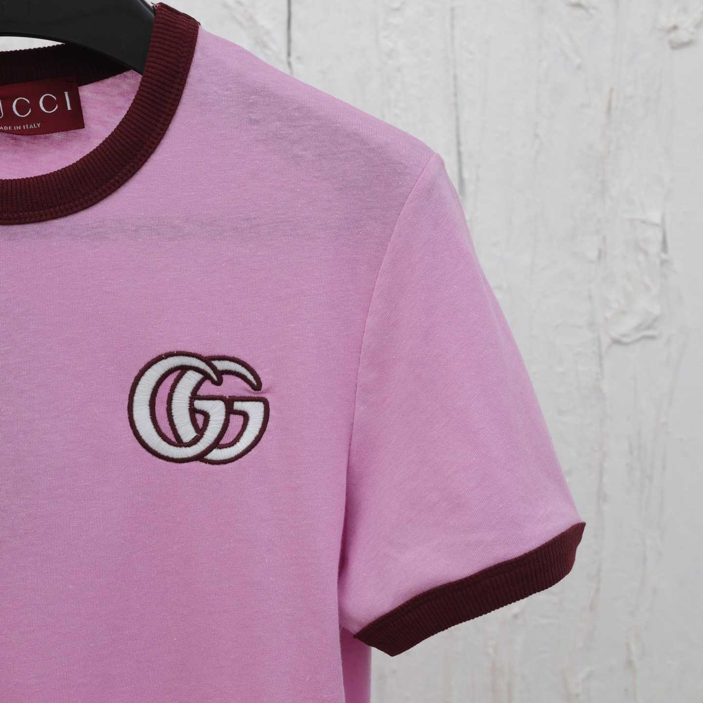 Gucci Embroidered Cotton Jersey T-shirt - DesignerGu