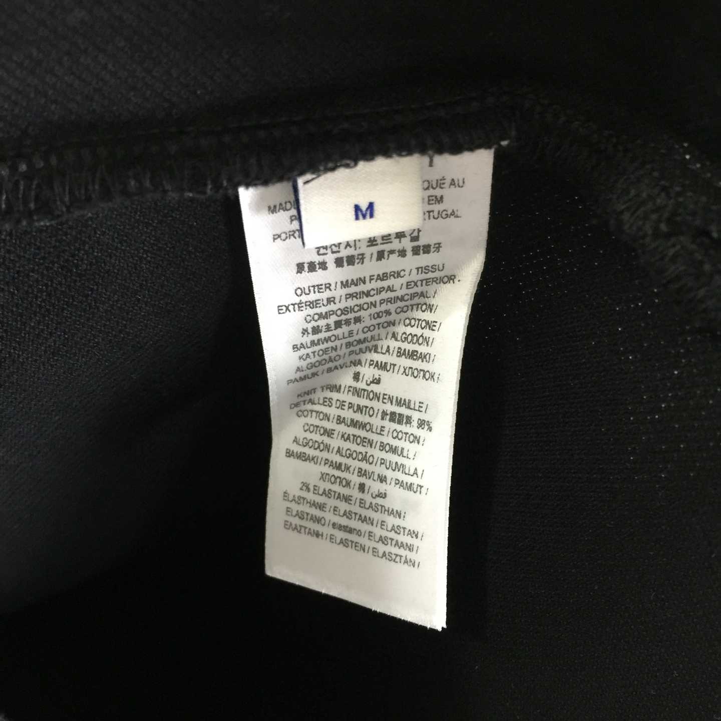 Cotton Polo Shirt In Black - 