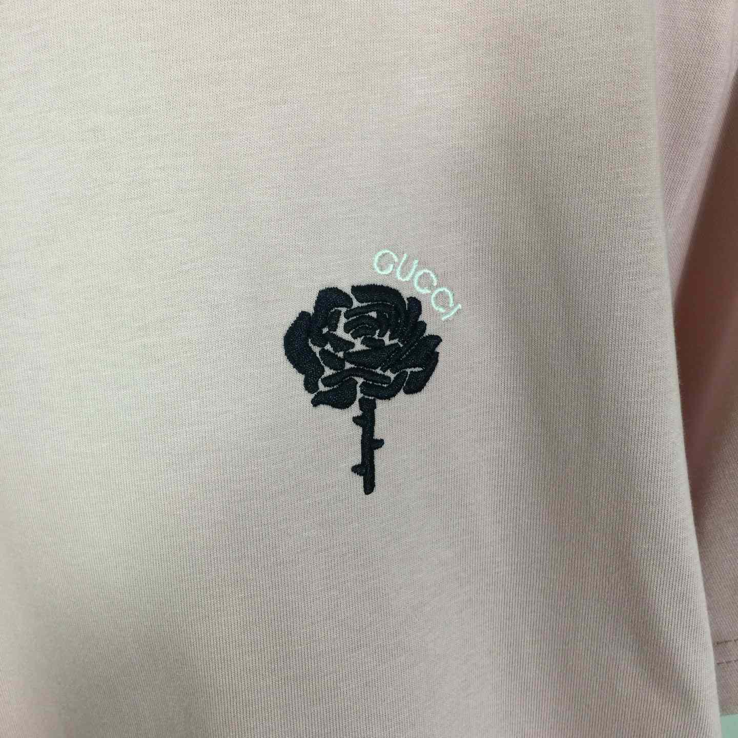 Gucci Cotton Jersey T-Shirt With Embroidery - 