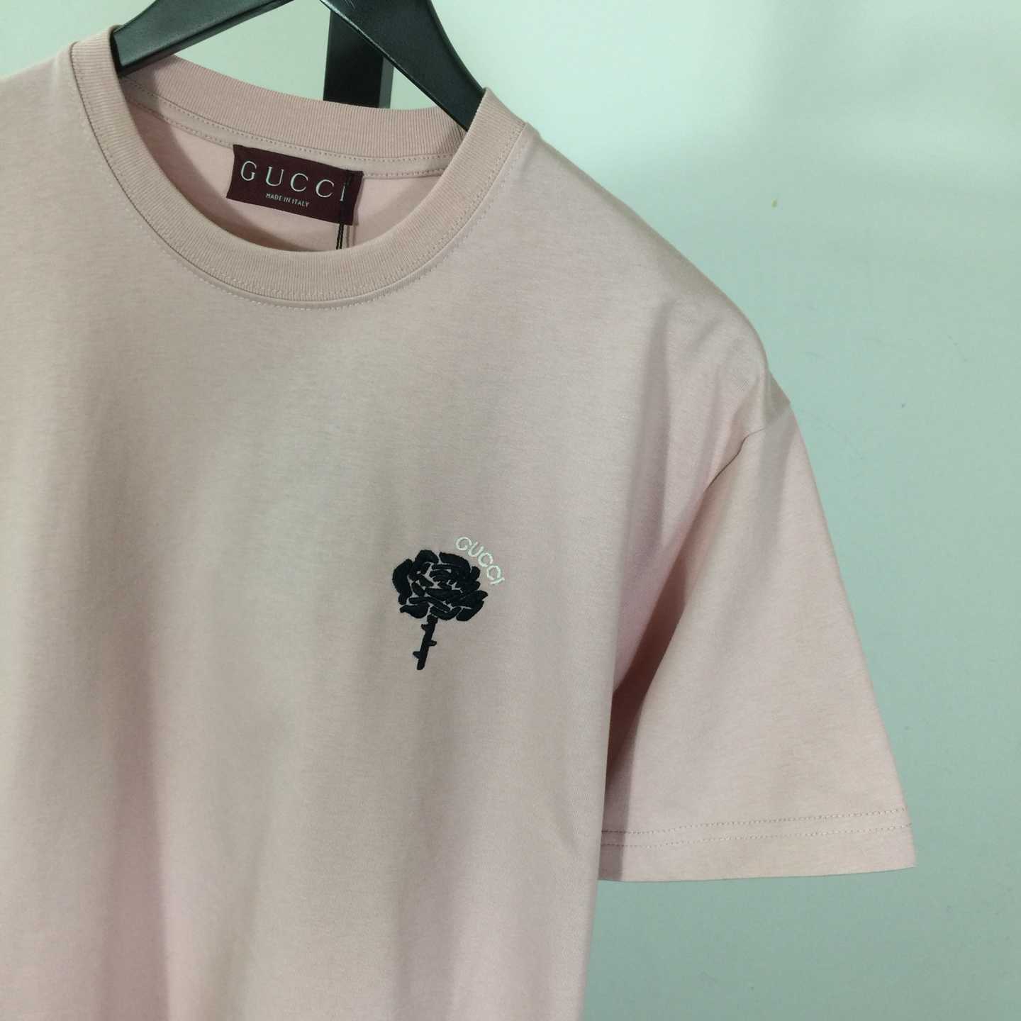 Gucci Cotton Jersey T-Shirt With Embroidery - 