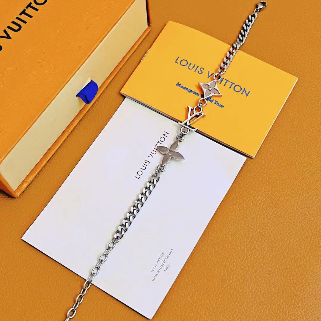 Louis Vuitton Monogram Row Bracelet  M1407A - DesignerGu