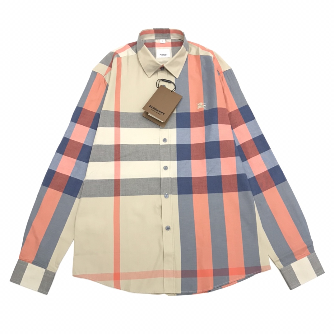 Burberry Check Stretch Shirt  - 