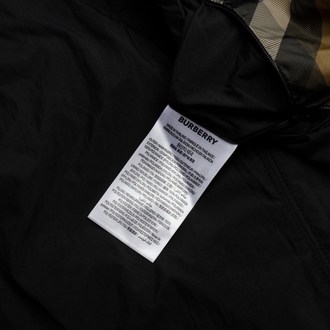 Burberry Check Nylon Jacket  - 