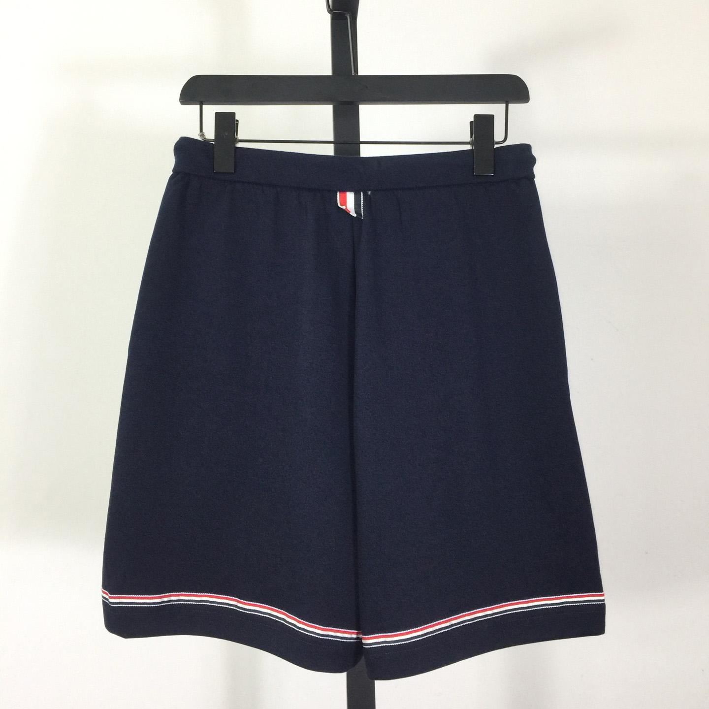 Thom Browne Cotton Mid Thigh Shorts - DesignerGu