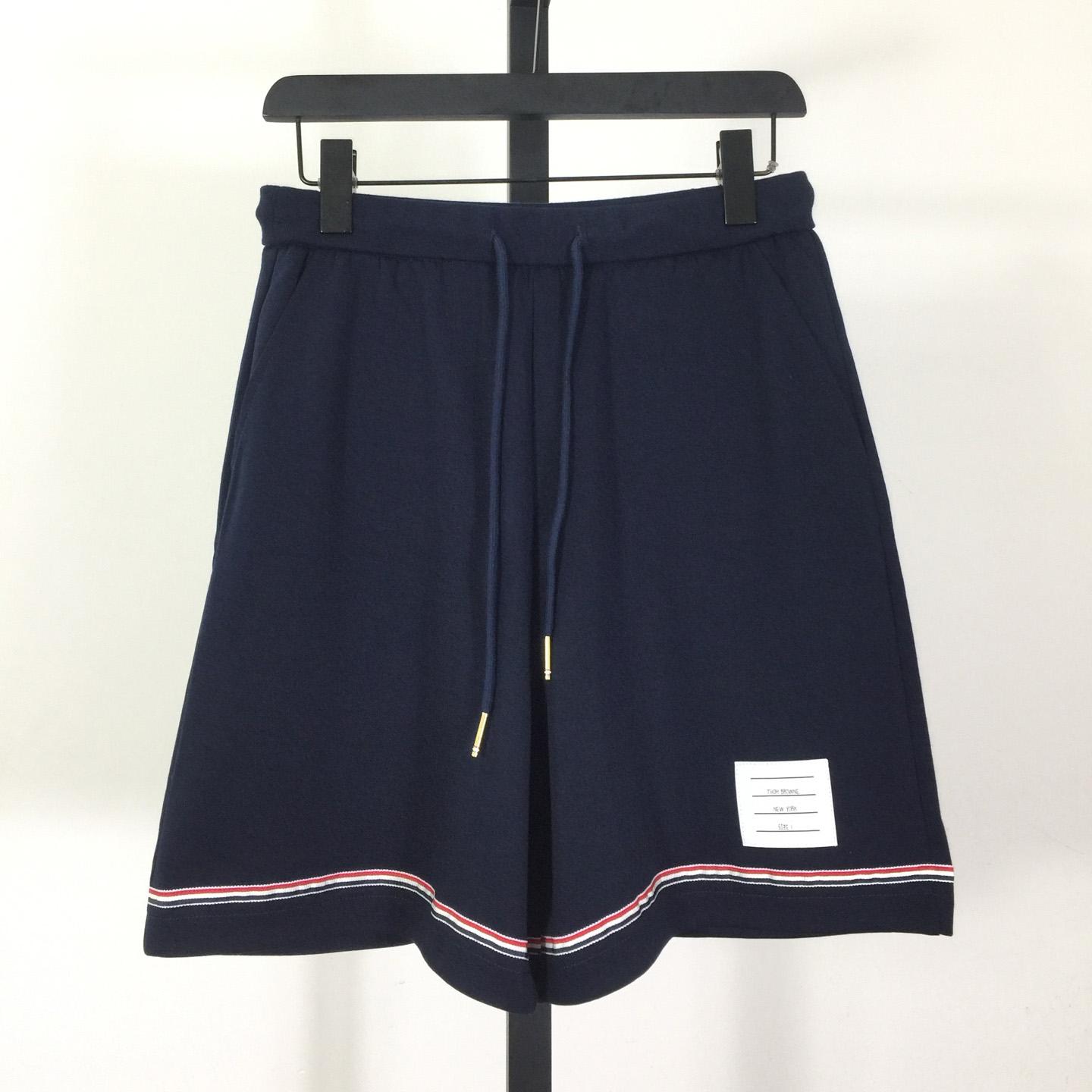 Thom Browne Cotton Mid Thigh Shorts - DesignerGu