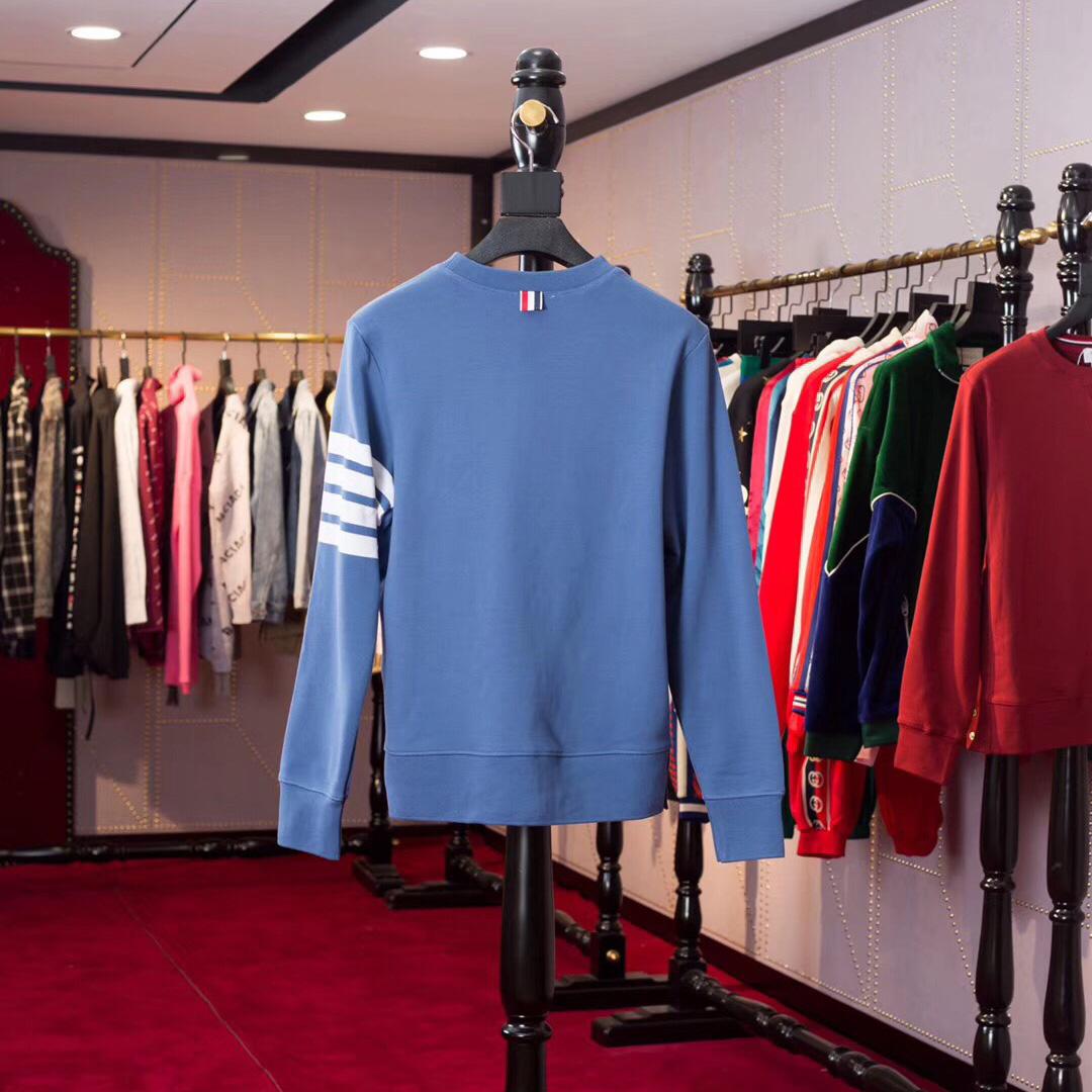 Thom Browne Stripe Sleeve Sweatshirt    TB22 - DesignerGu