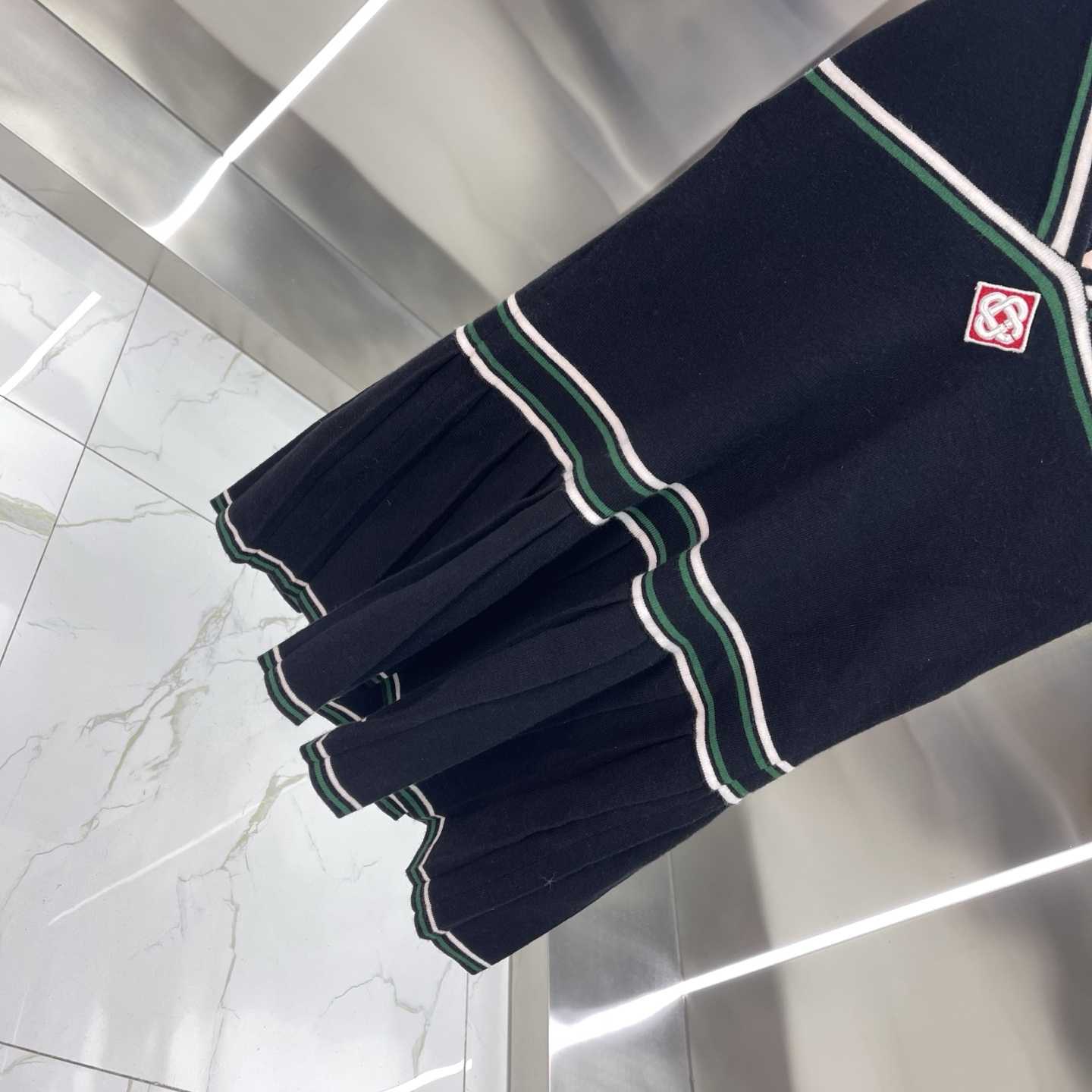 Casablanca Pleated Knit Day Dress - DesignerGu