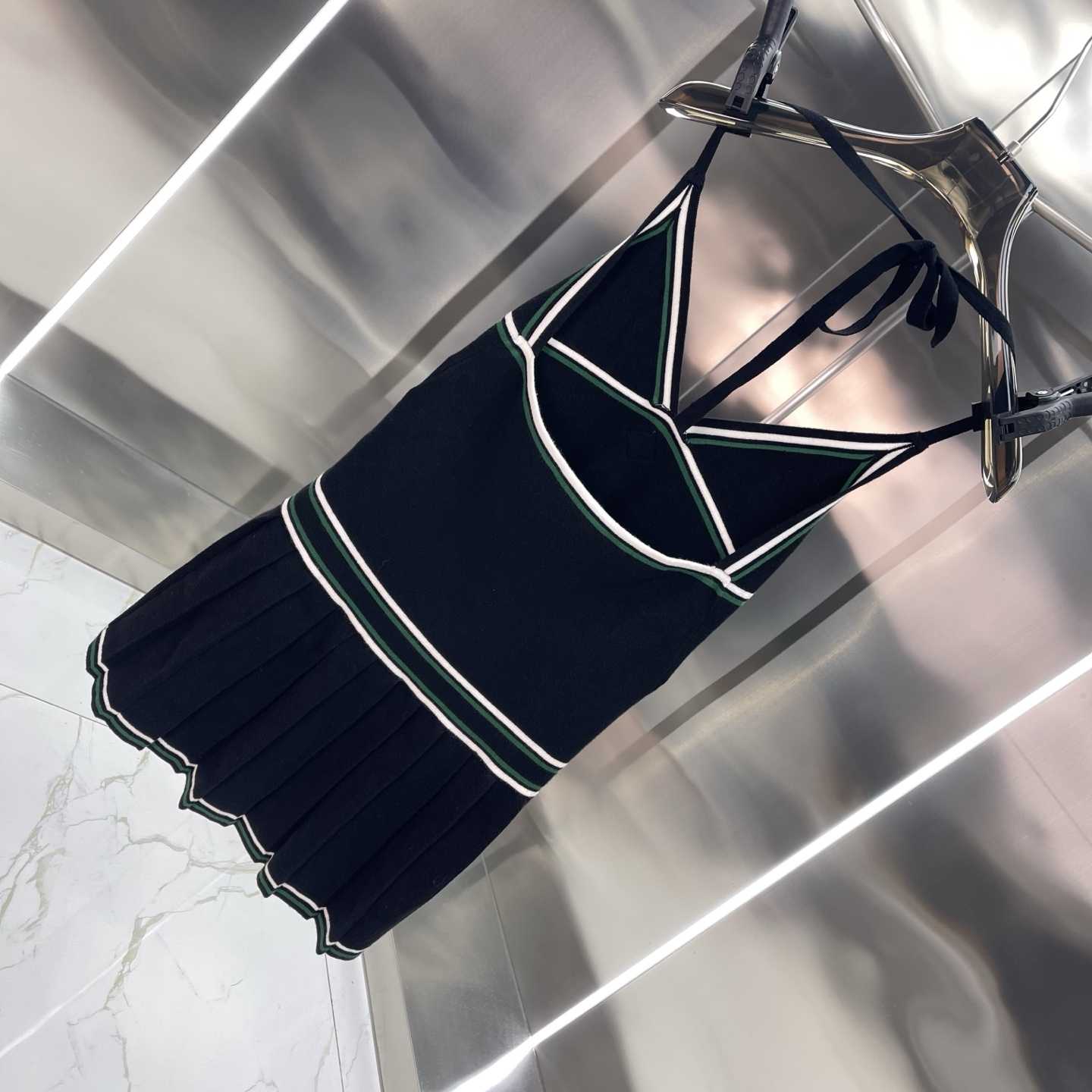 Casablanca Pleated Knit Day Dress - DesignerGu