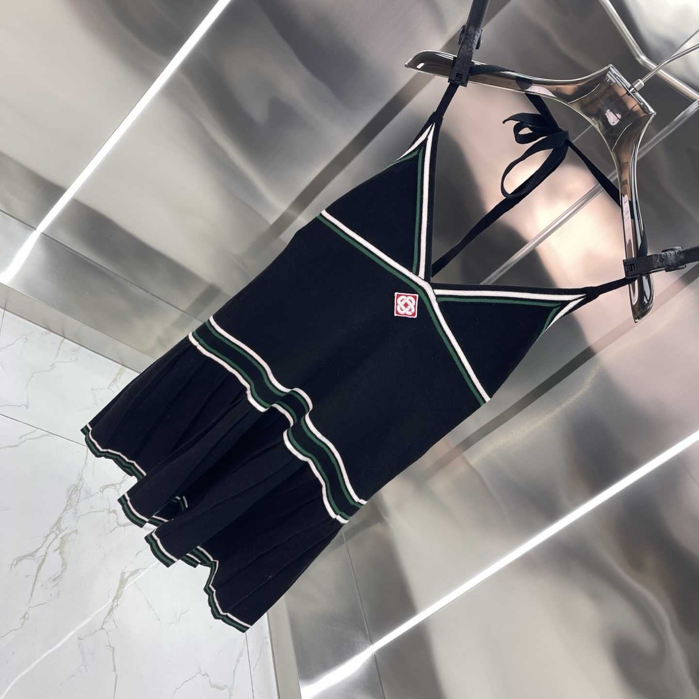 Casablanca Pleated Knit Day Dress - DesignerGu