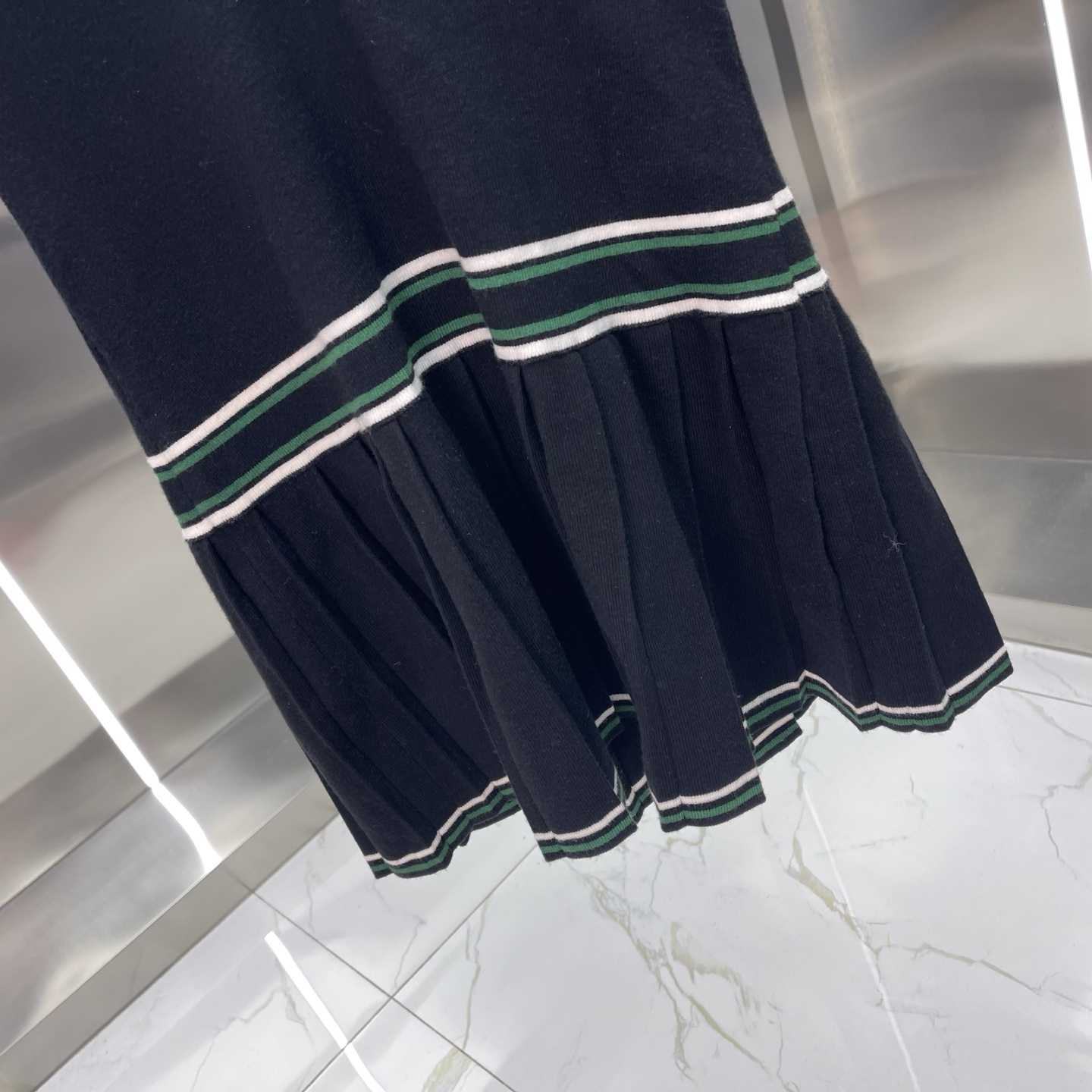 Casablanca Pleated Knit Day Dress - DesignerGu