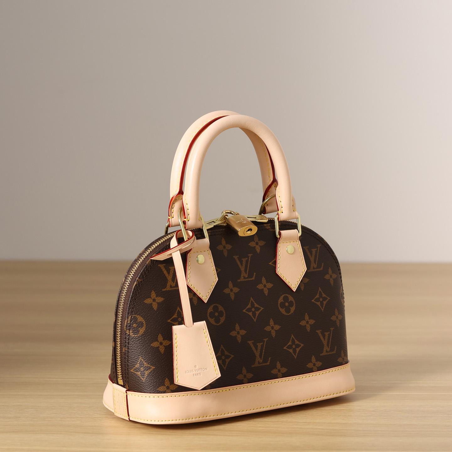 Louis Vuitton Alma BB Handbag (23.5-17.5-11.5cm)     M53152 - DesignerGu