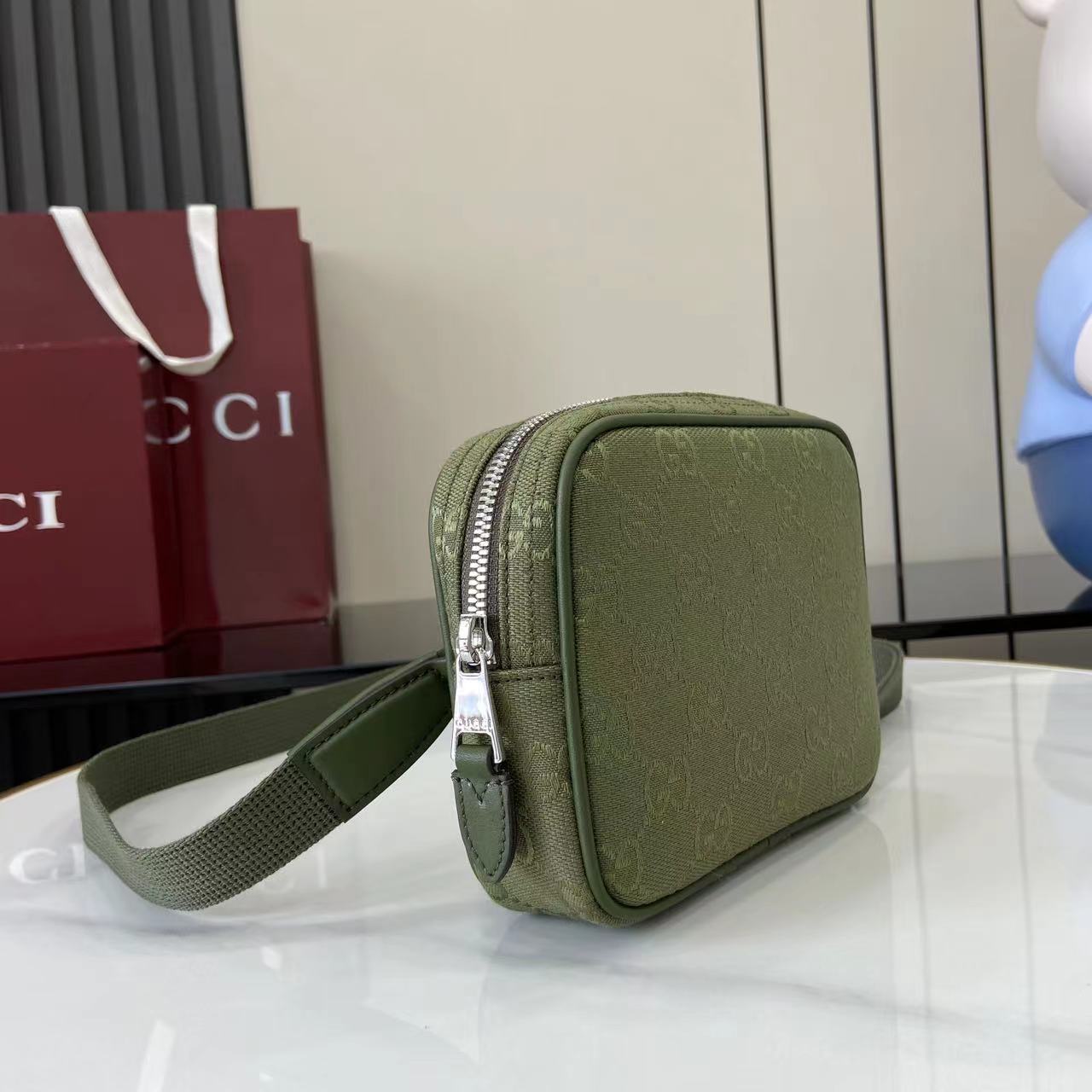 Gucci GG Canvas Mini Bag - DesignerGu