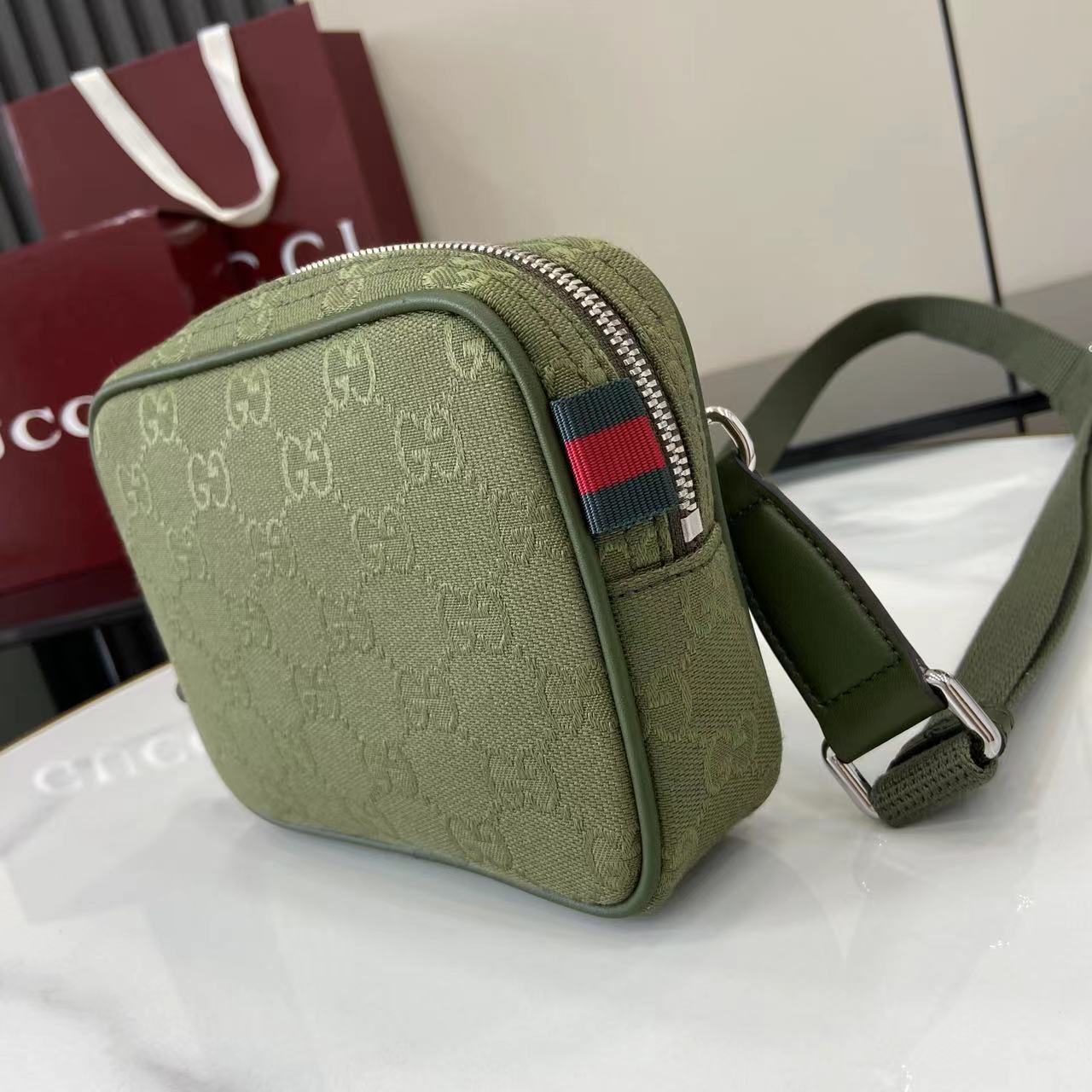 Gucci GG Canvas Mini Bag - DesignerGu