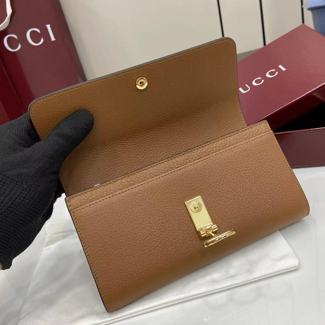 Gucci Softbit Continental Wallet - DesignerGu