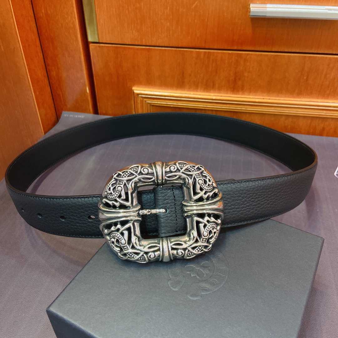 Chrome Hearts Leather Belt   - DesignerGu
