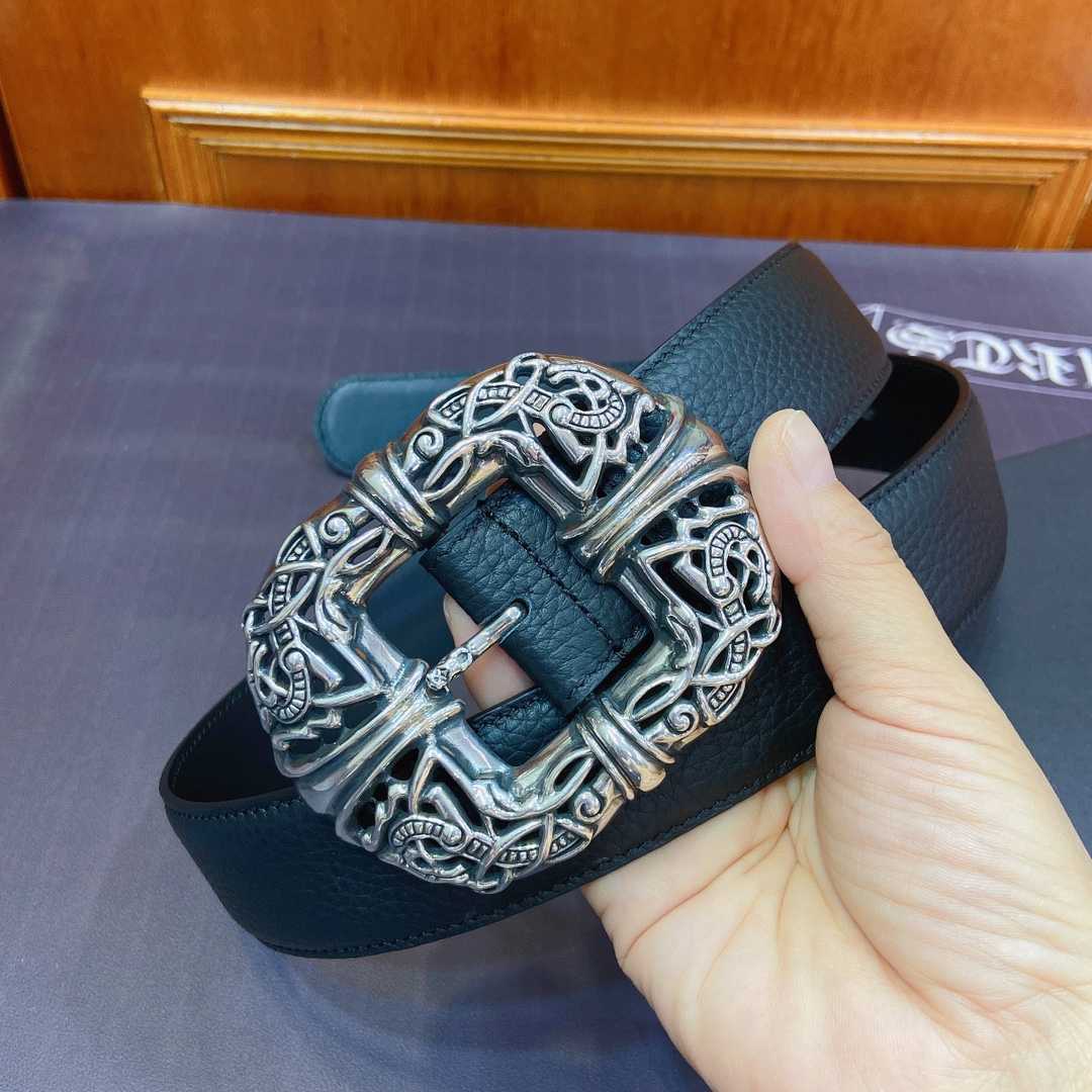 Chrome Hearts Leather Belt   - DesignerGu