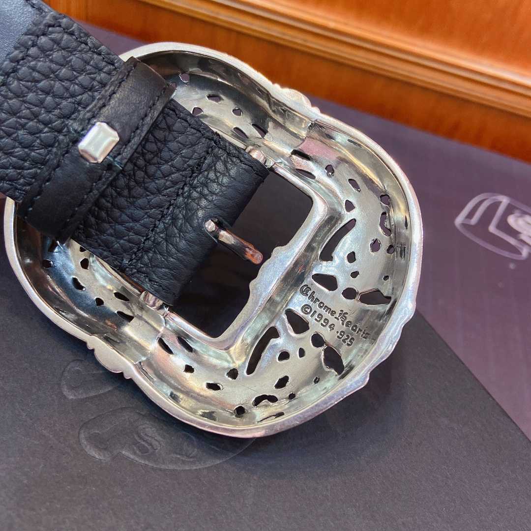 Chrome Hearts Leather Belt   - DesignerGu