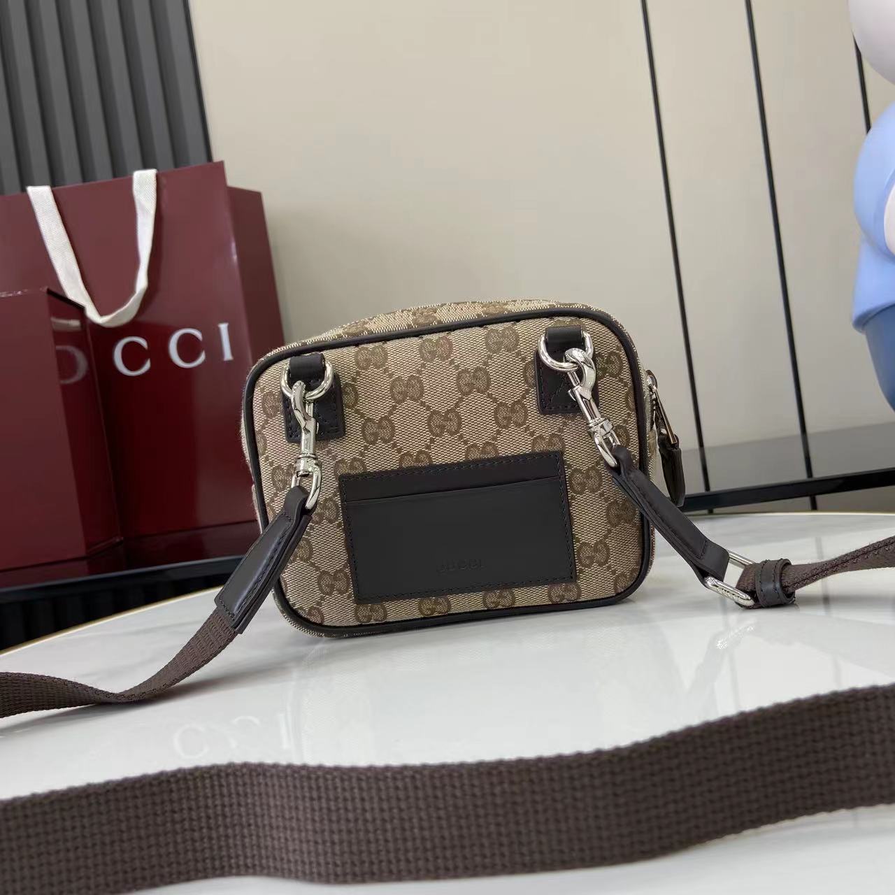 Gucci GG Canvas Mini Bag - DesignerGu