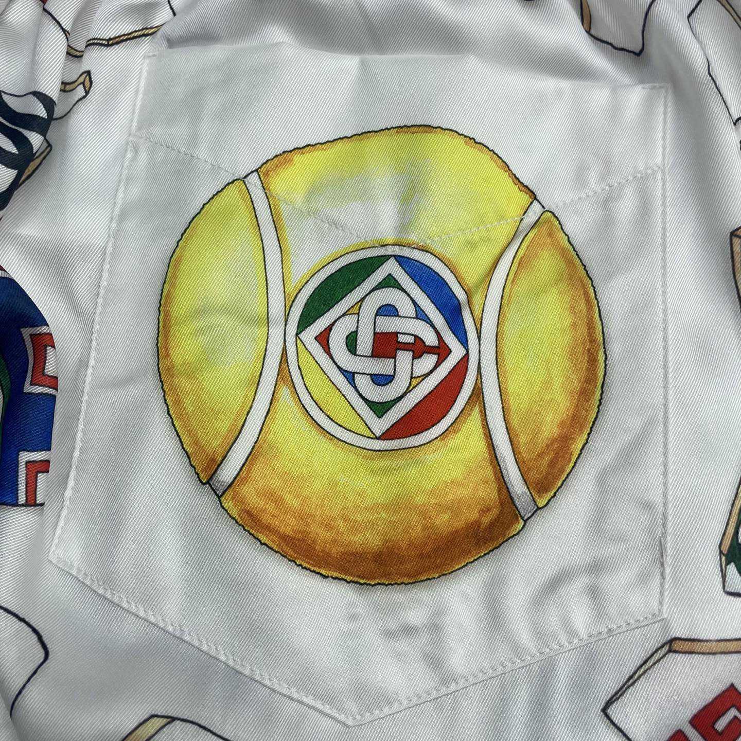 Casablanca Le Vase Brise Silk Trousers    CA3533 - DesignerGu