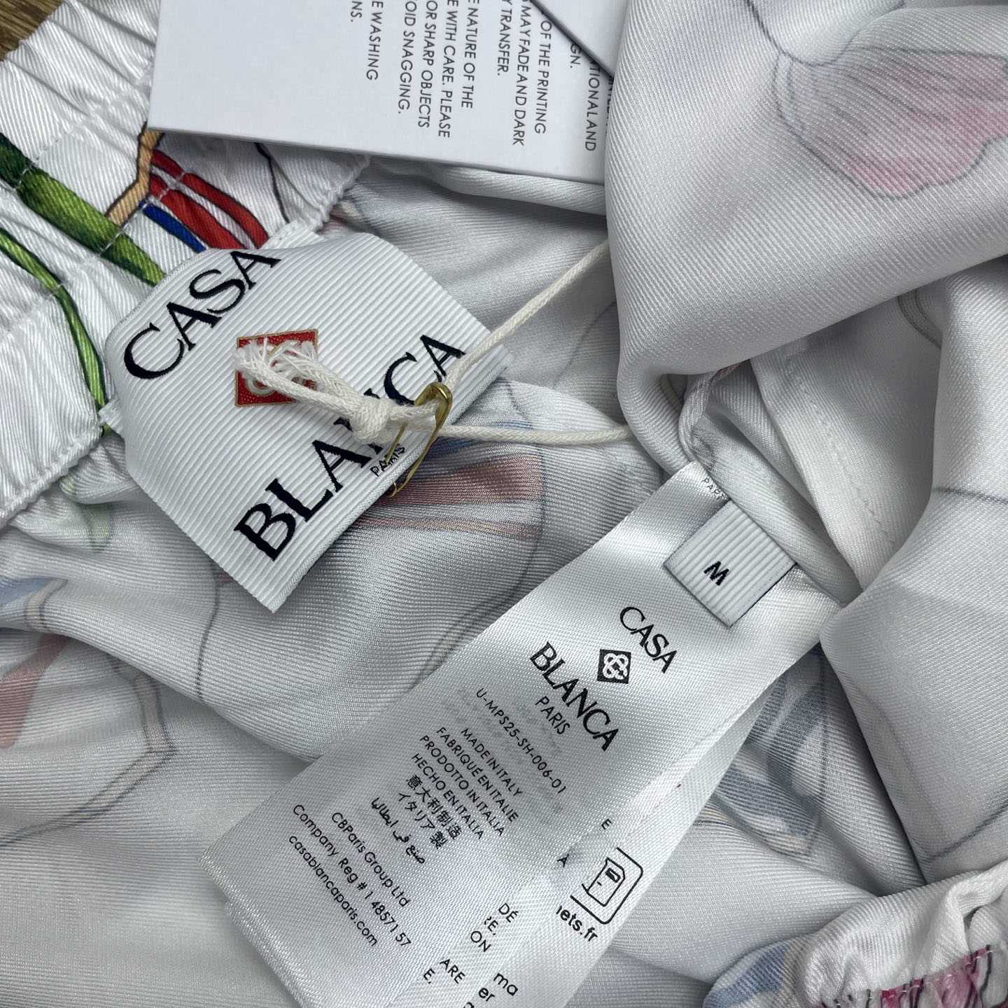 Casablanca Le Vase Brise Silk Trousers    CA3533 - DesignerGu