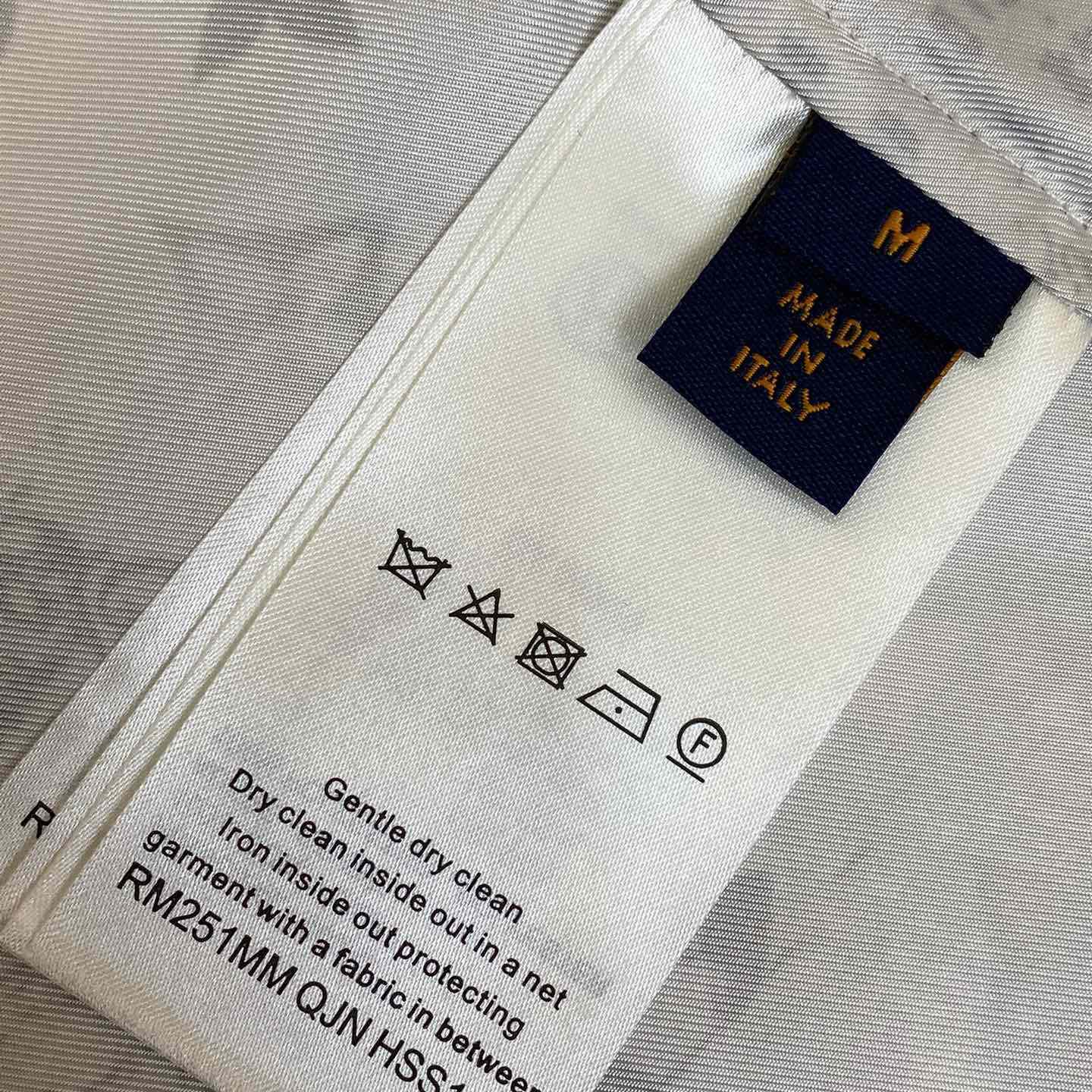 Louis Vuitton Long-Sleeved Silk Shirt    1AGJN4 - DesignerGu