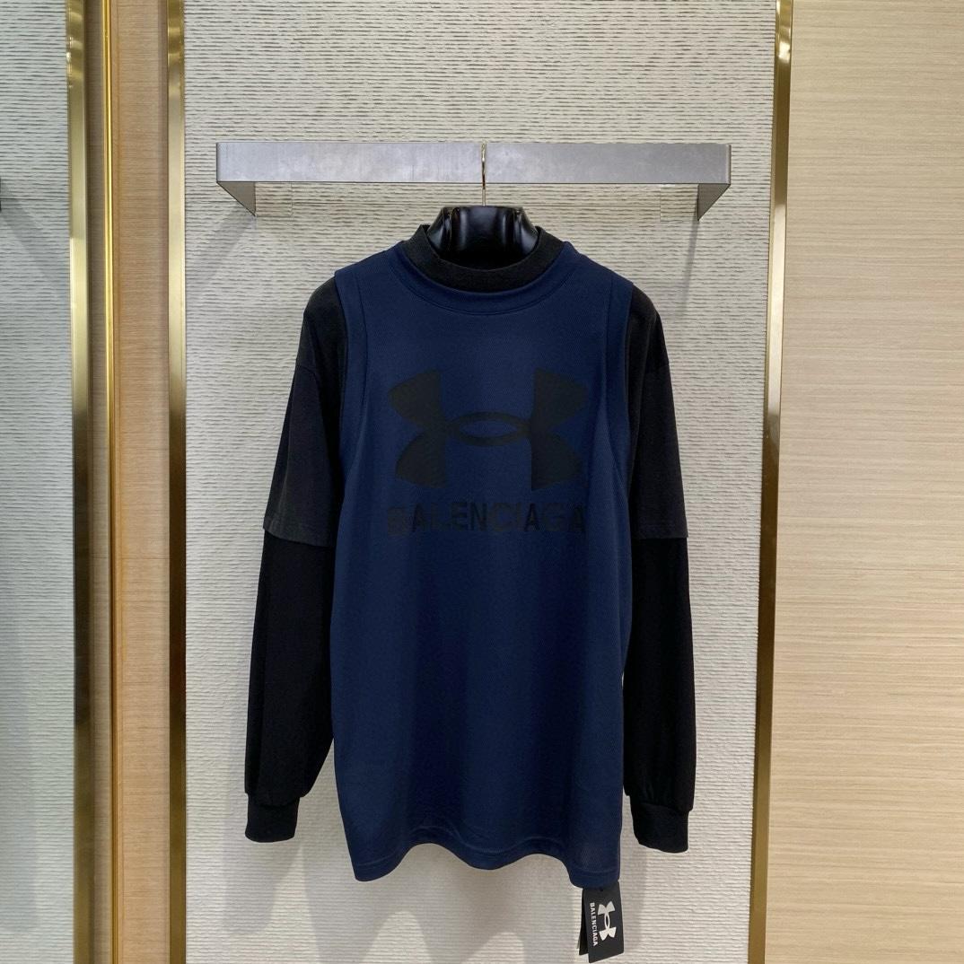 Balenciaga x Under Armour Layered T-Shirt - DesignerGu