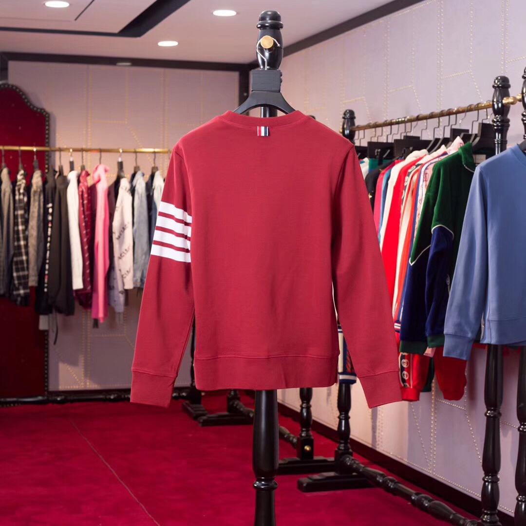 Thom Browne Stripe Sleeve Sweatshirt    TB22 - DesignerGu