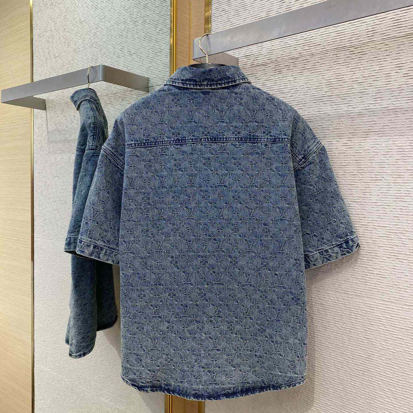 Louis Vuitton Monogram Denim Shirt - DesignerGu