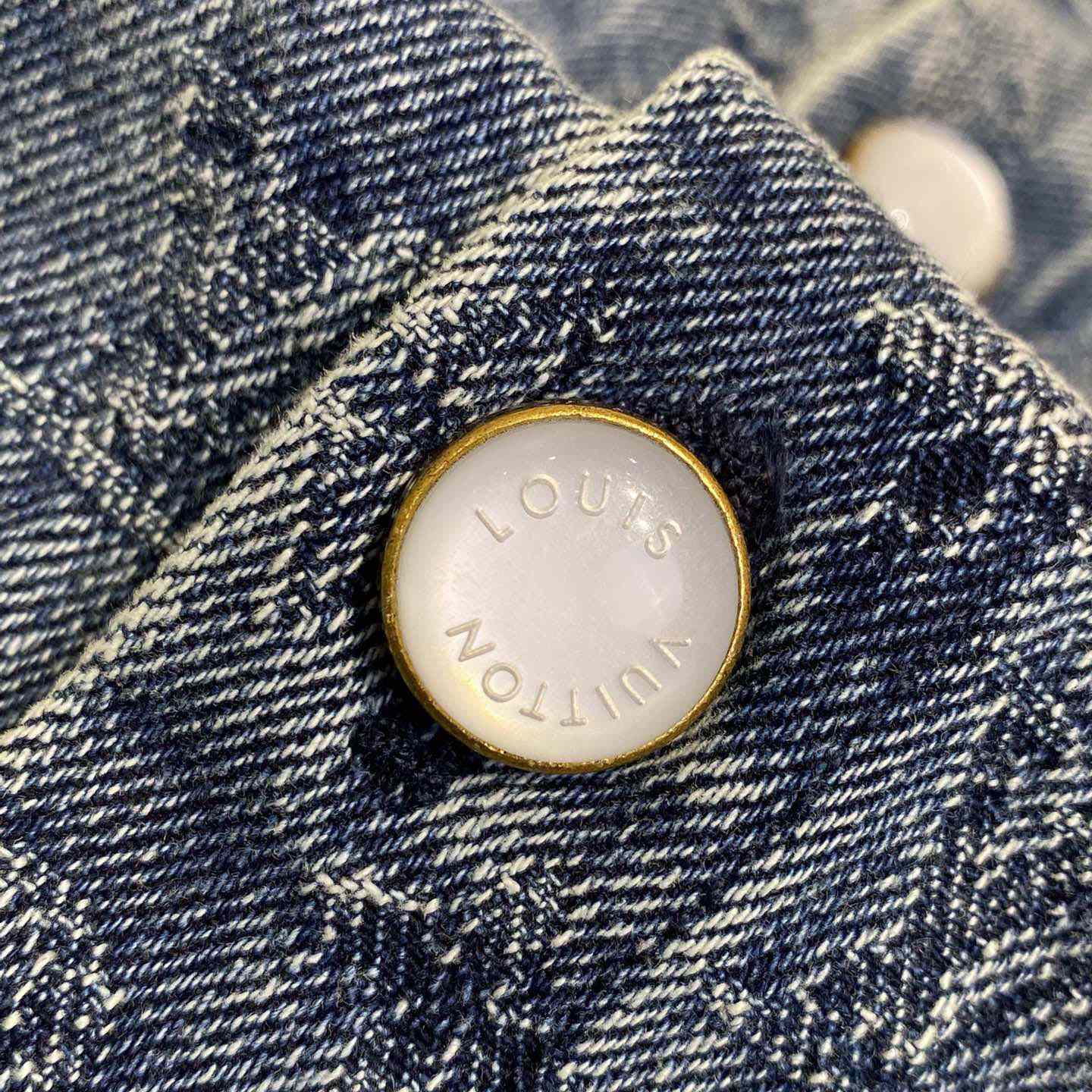Louis Vuitton Monogram Denim Shirt - DesignerGu
