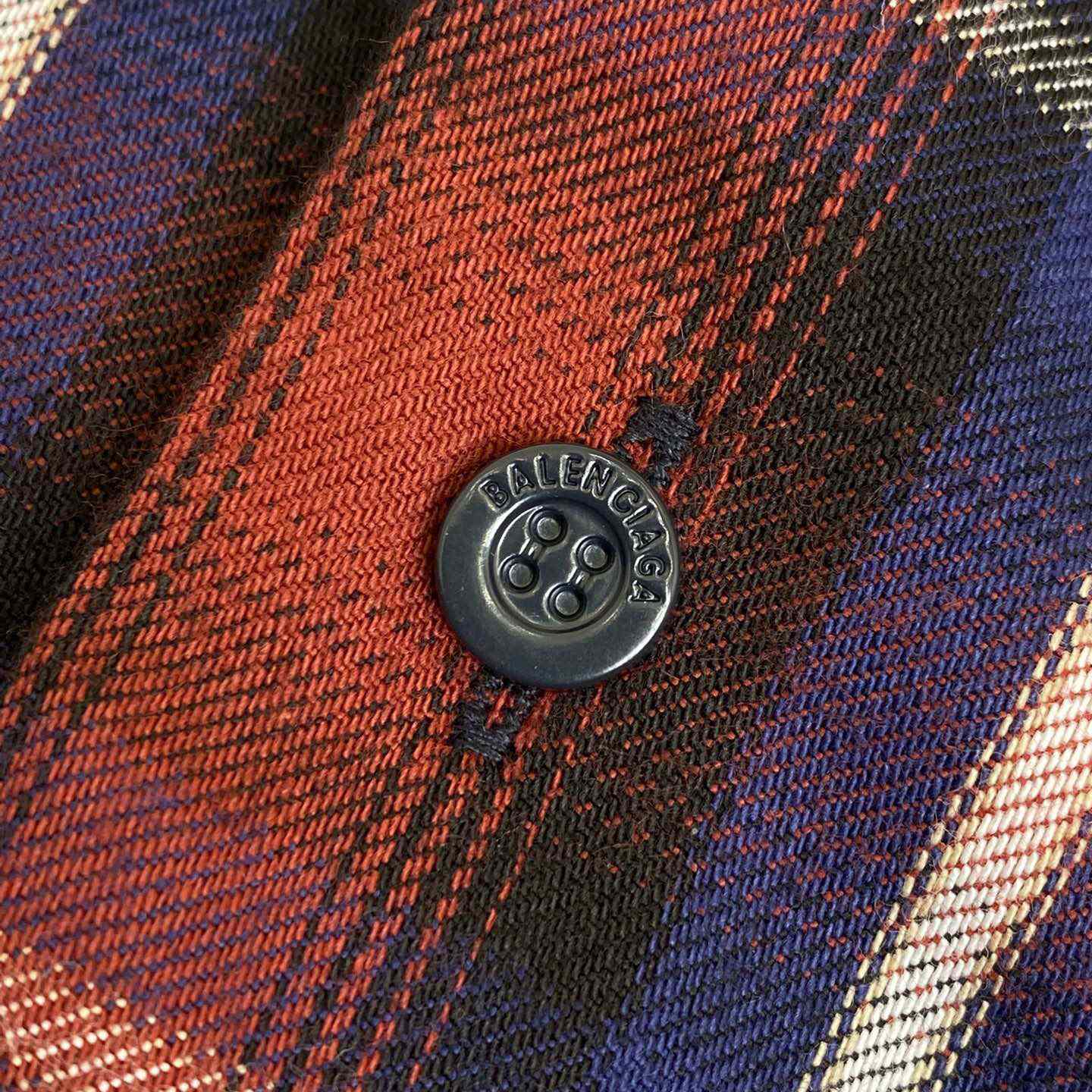 Balenciaga Check-print Lined Shirt - DesignerGu