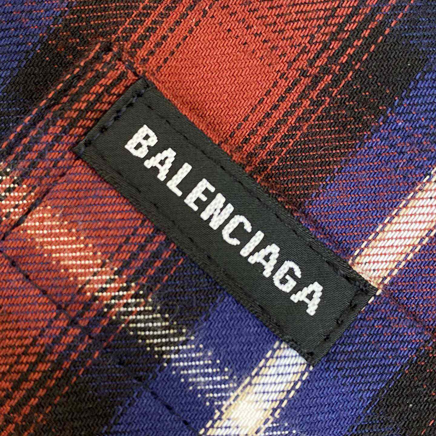 Balenciaga Check-print Lined Shirt - DesignerGu