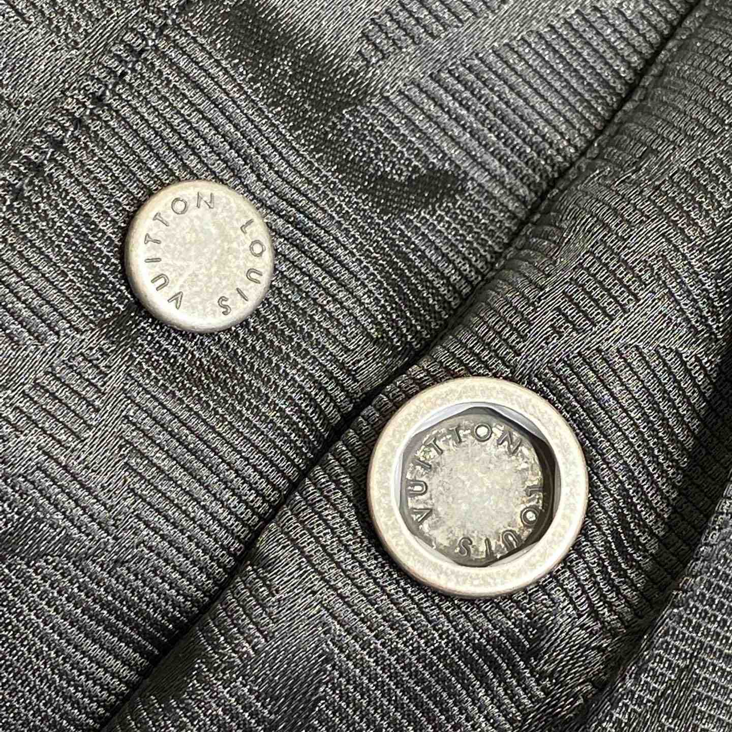 Louis Vuitton Monogram Moire Jacquard Silk Overshirt   1AGTGM - DesignerGu