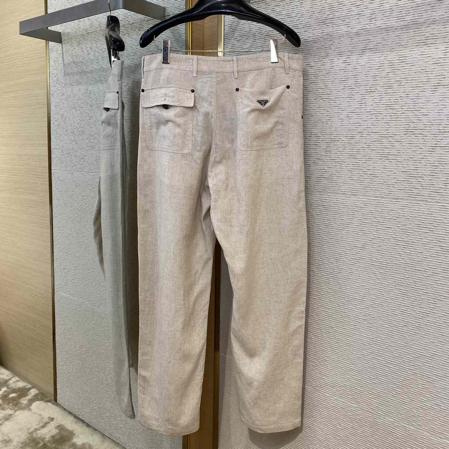 Prada Men's Linen Pants - DesignerGu