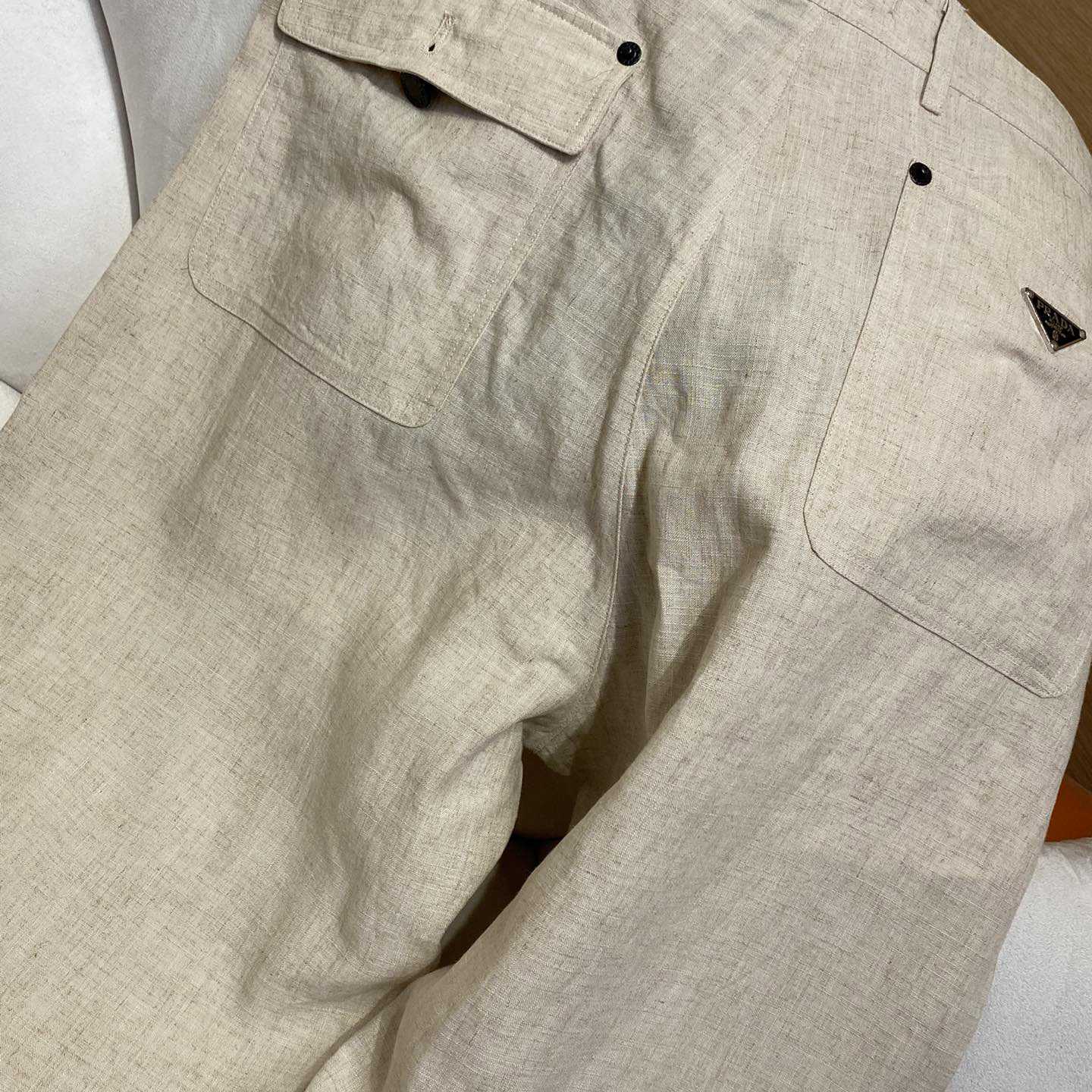 Prada Men's Linen Pants - DesignerGu