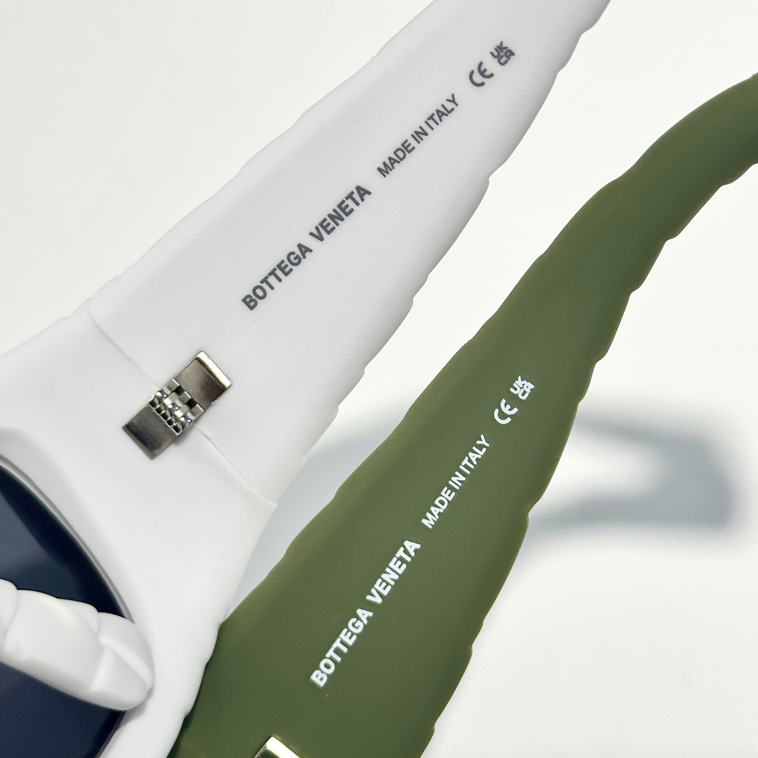 Bottega Veneta Intrecciato Rectangular Sunglasses   BV1303S - DesignerGu