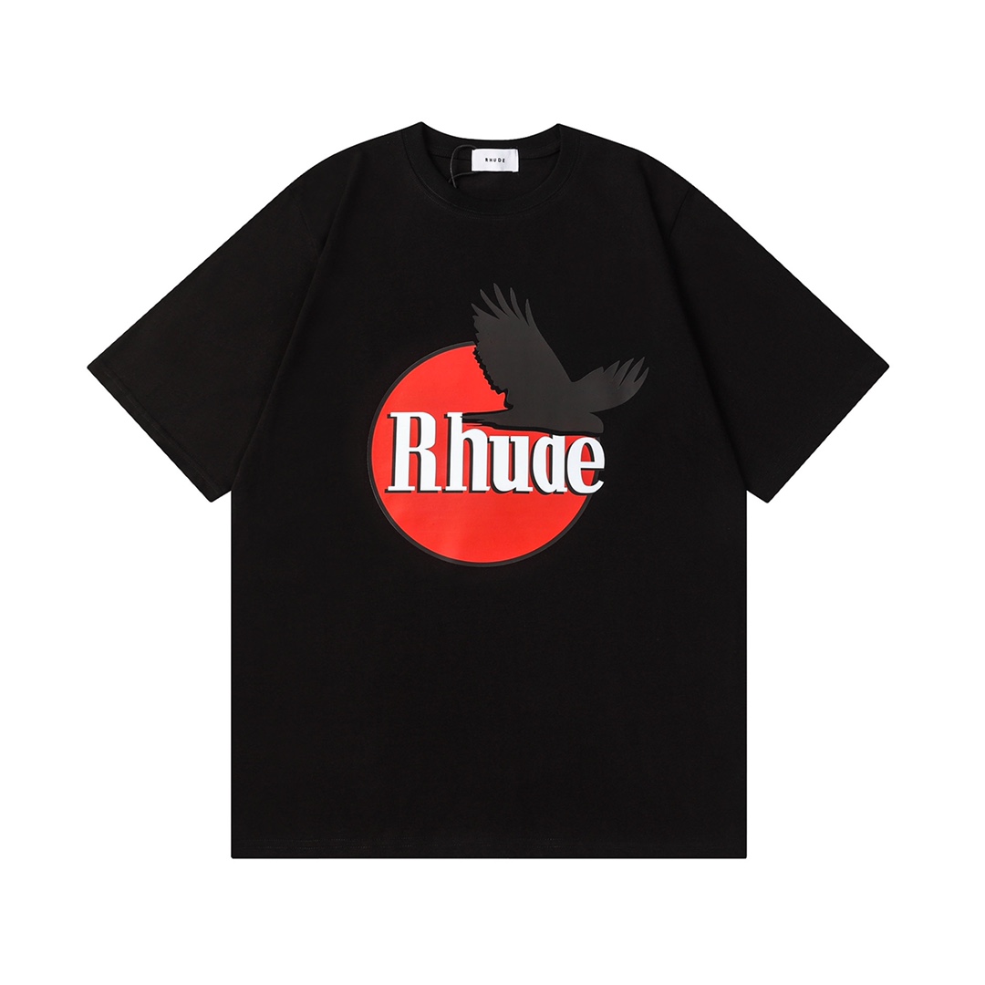 Rhude Eagle Logo Tee  - DesignerGu