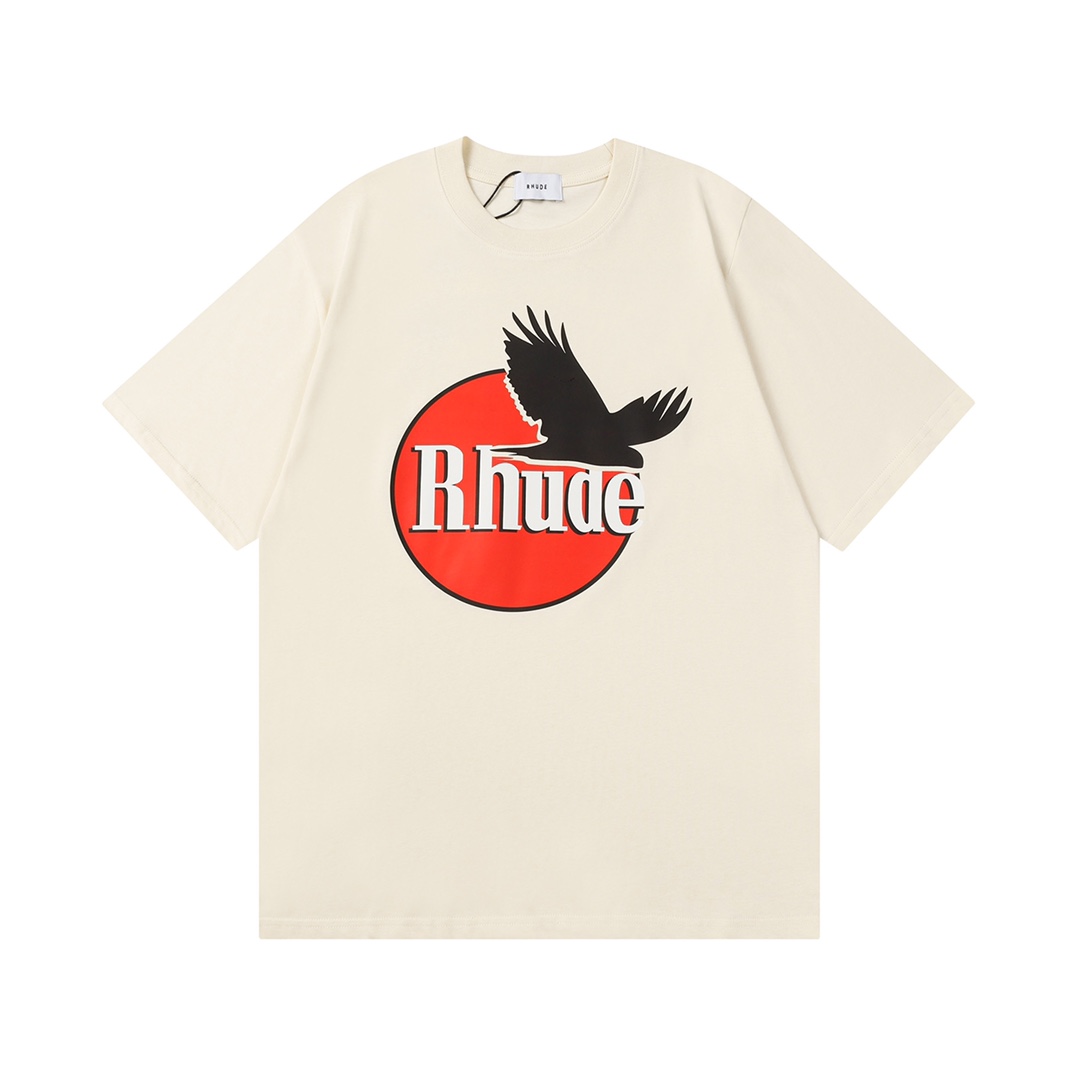 Rhude Eagle Logo Tee  - DesignerGu