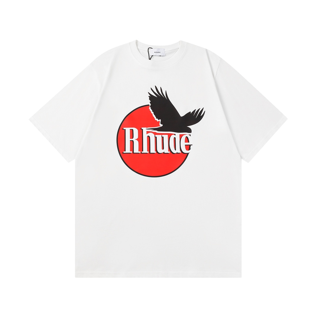 Rhude Eagle Logo Tee  - DesignerGu