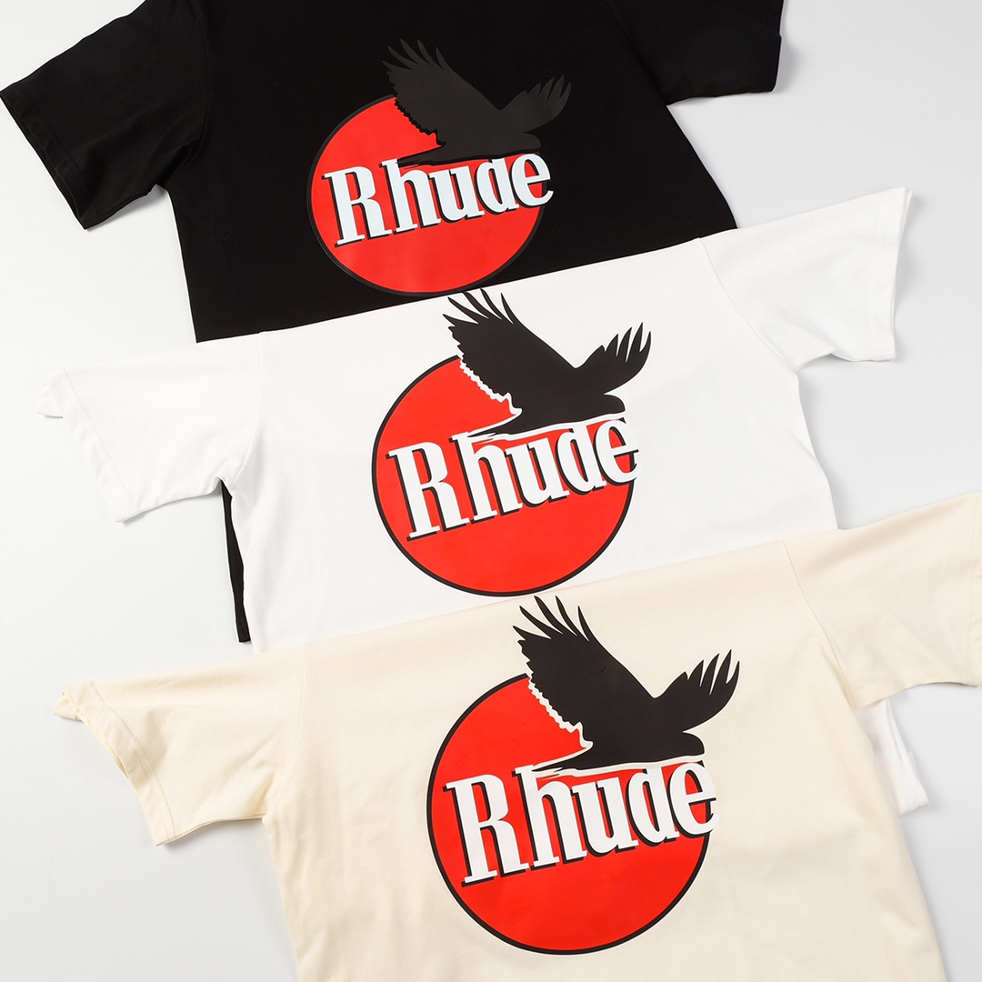 Rhude Eagle Logo Tee  - DesignerGu