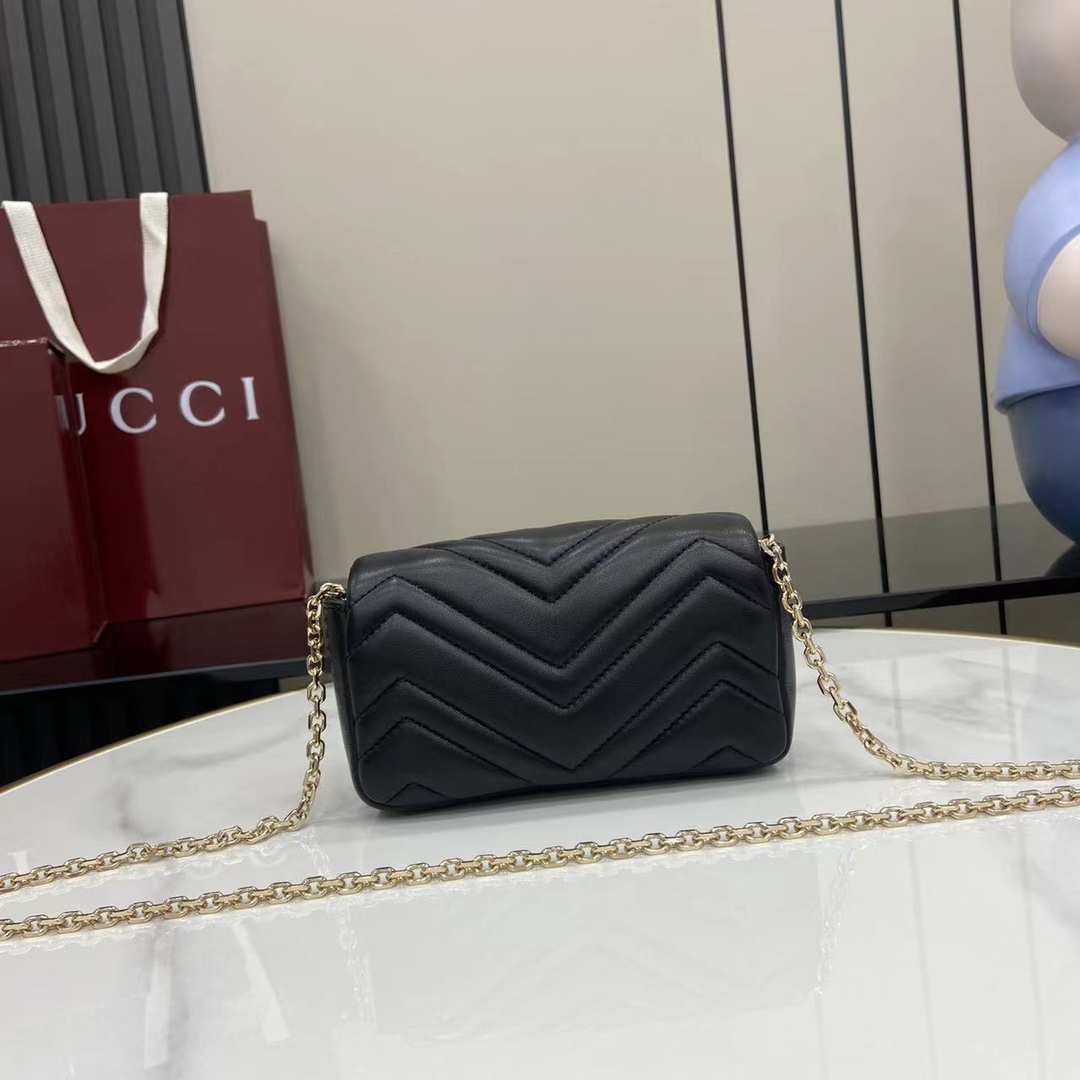 Gucci GG Marmont Mini Shoulder Bag - DesignerGu