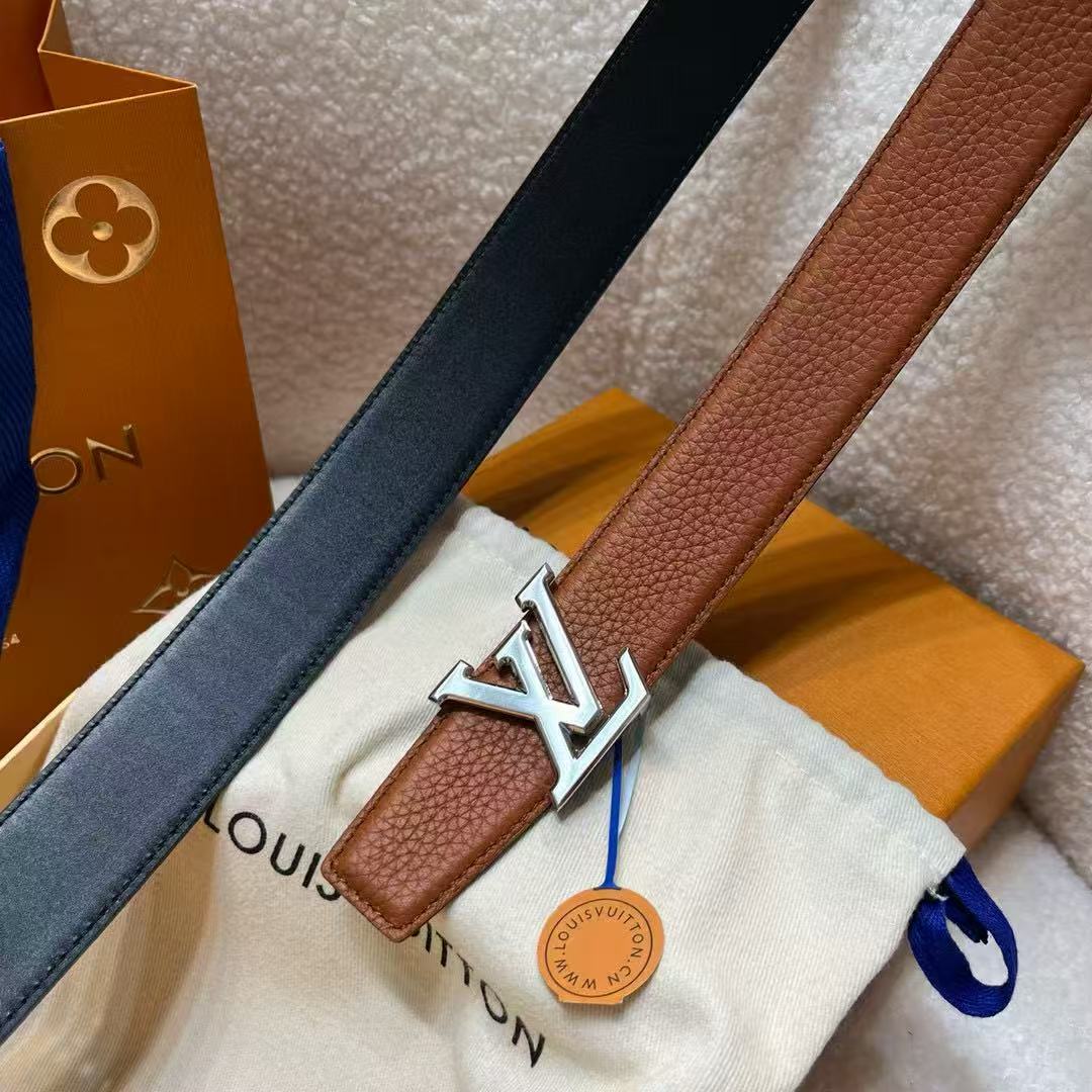 Louis Vuitton Reversible Belt - DesignerGu